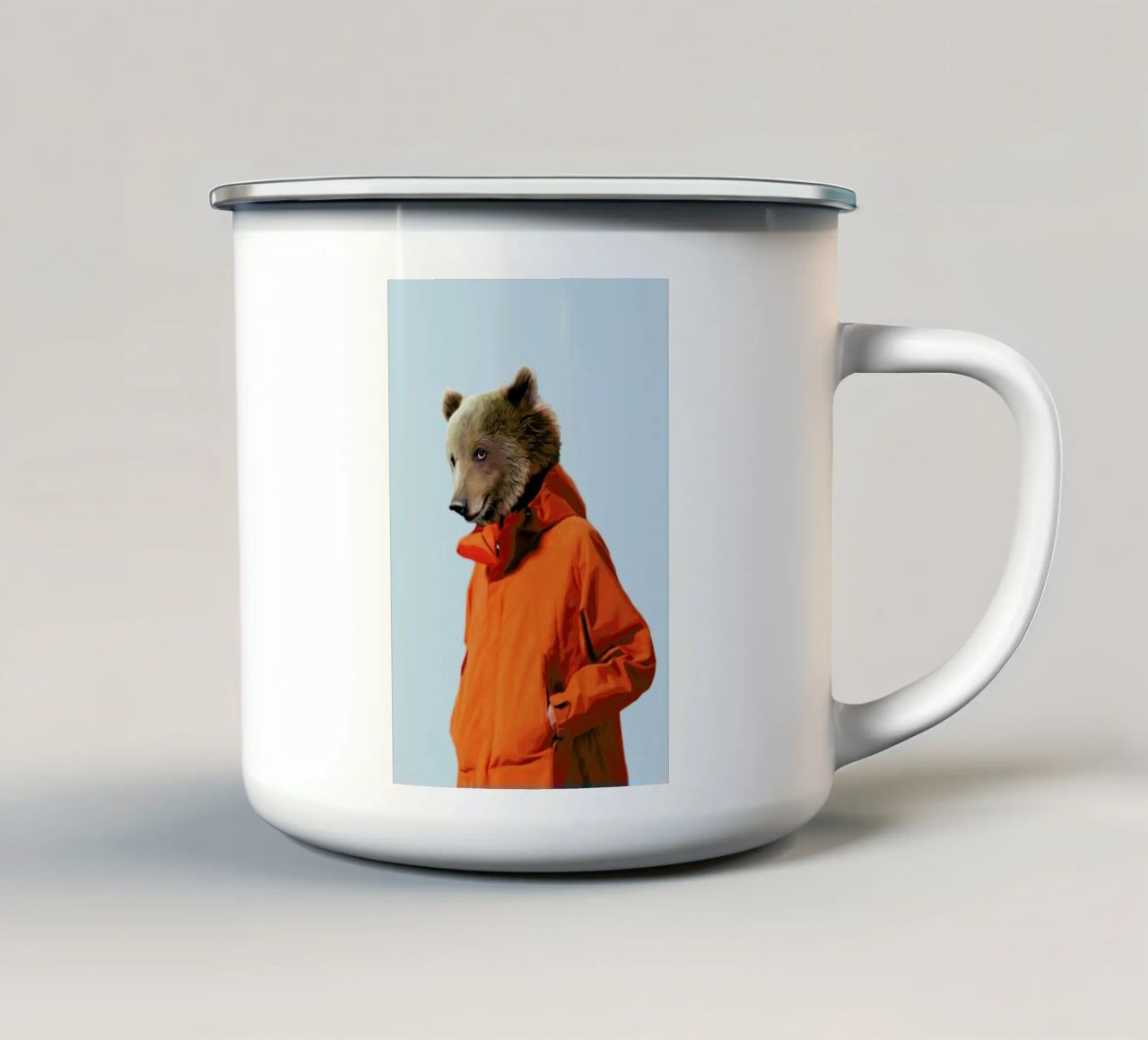 Mr Storm tazza in smalto da Mrs. Pepper's Designs