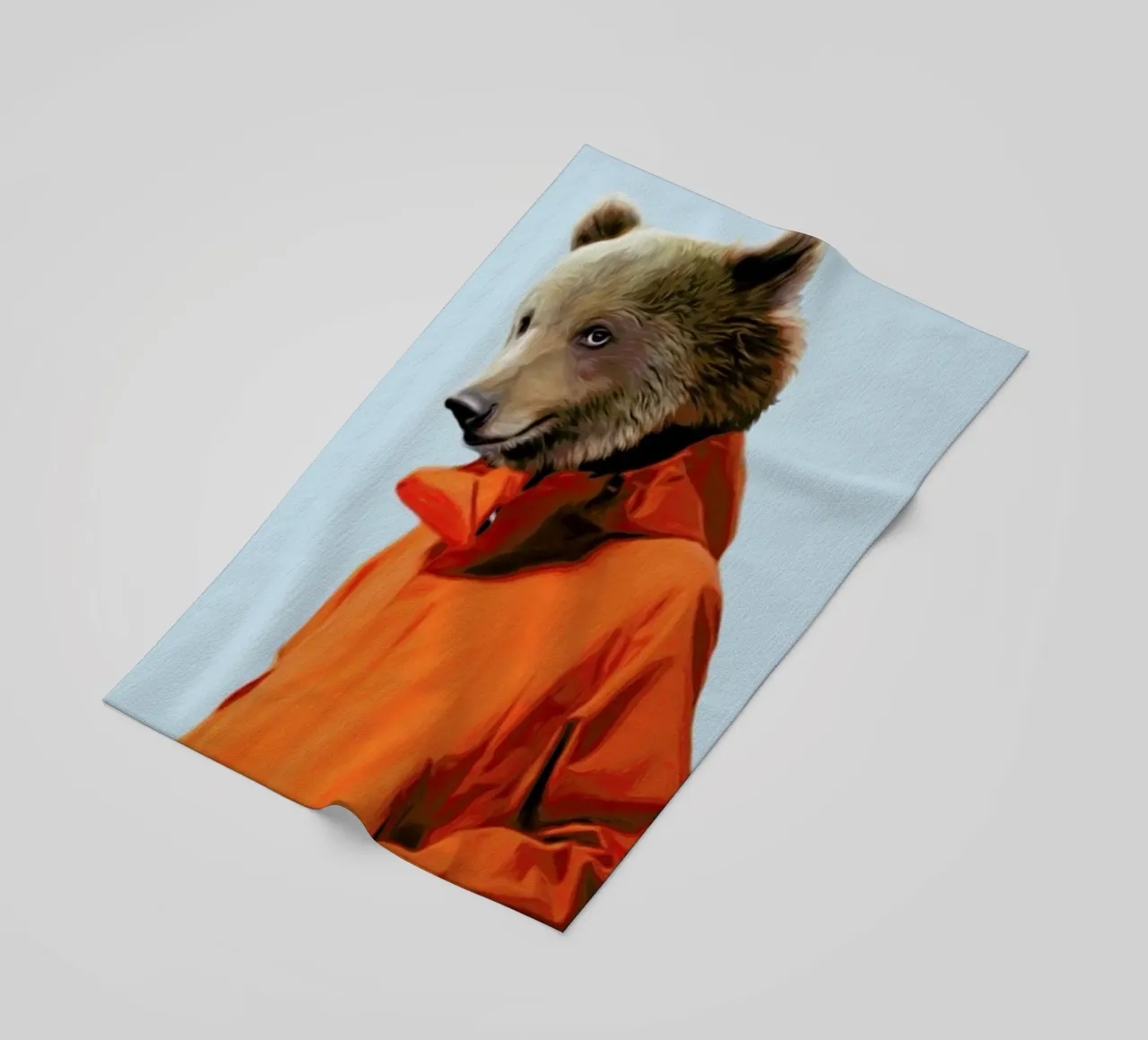 Mr Storm beach towel by Mrs. Pepper's Designs