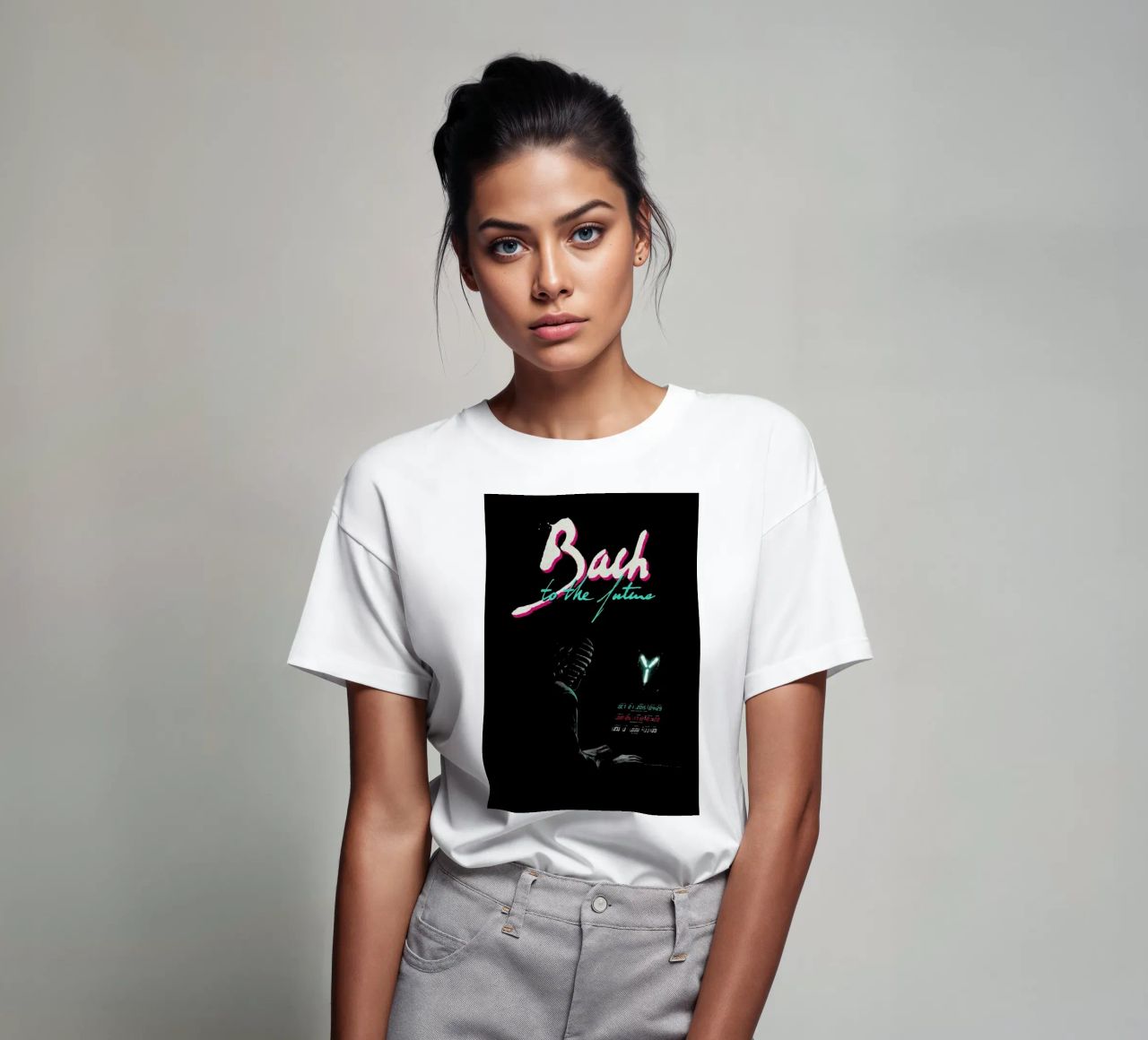 Bach to the future T-Shirt von Florent Bodart
