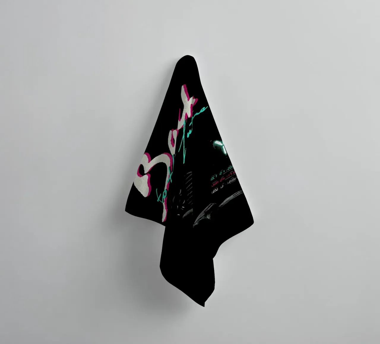 Bach to the future asciugamano da bagno da Florent Bodart