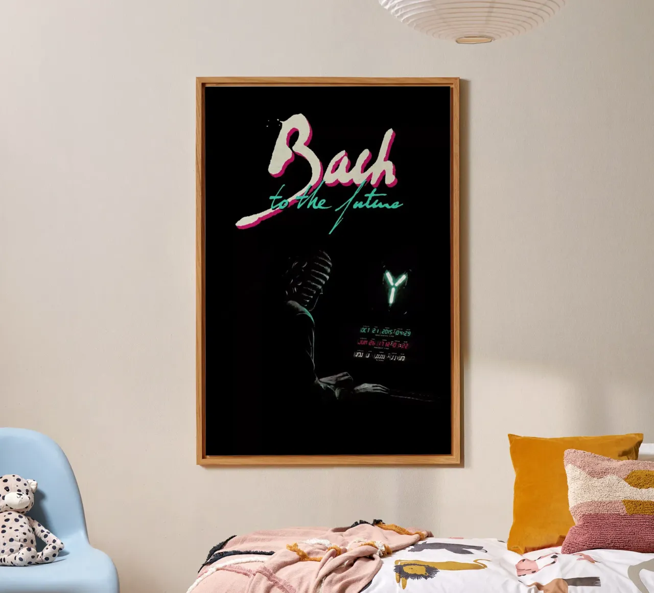 Bach to the future alluminio dibond da Florent Bodart