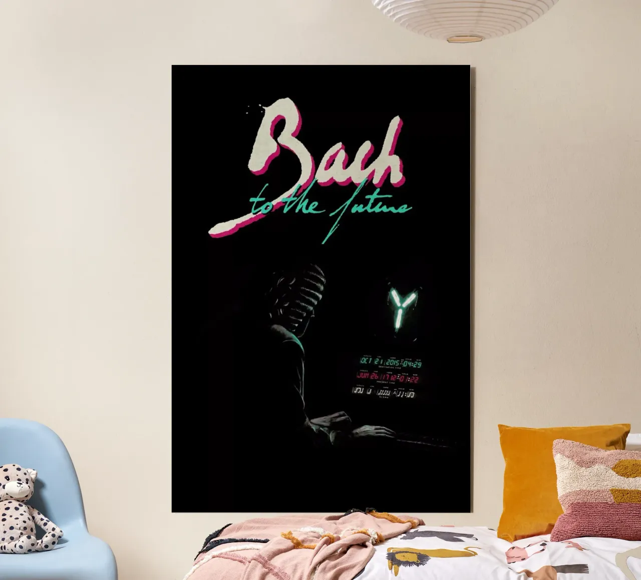 Bach to the future alluminio dibond da Florent Bodart