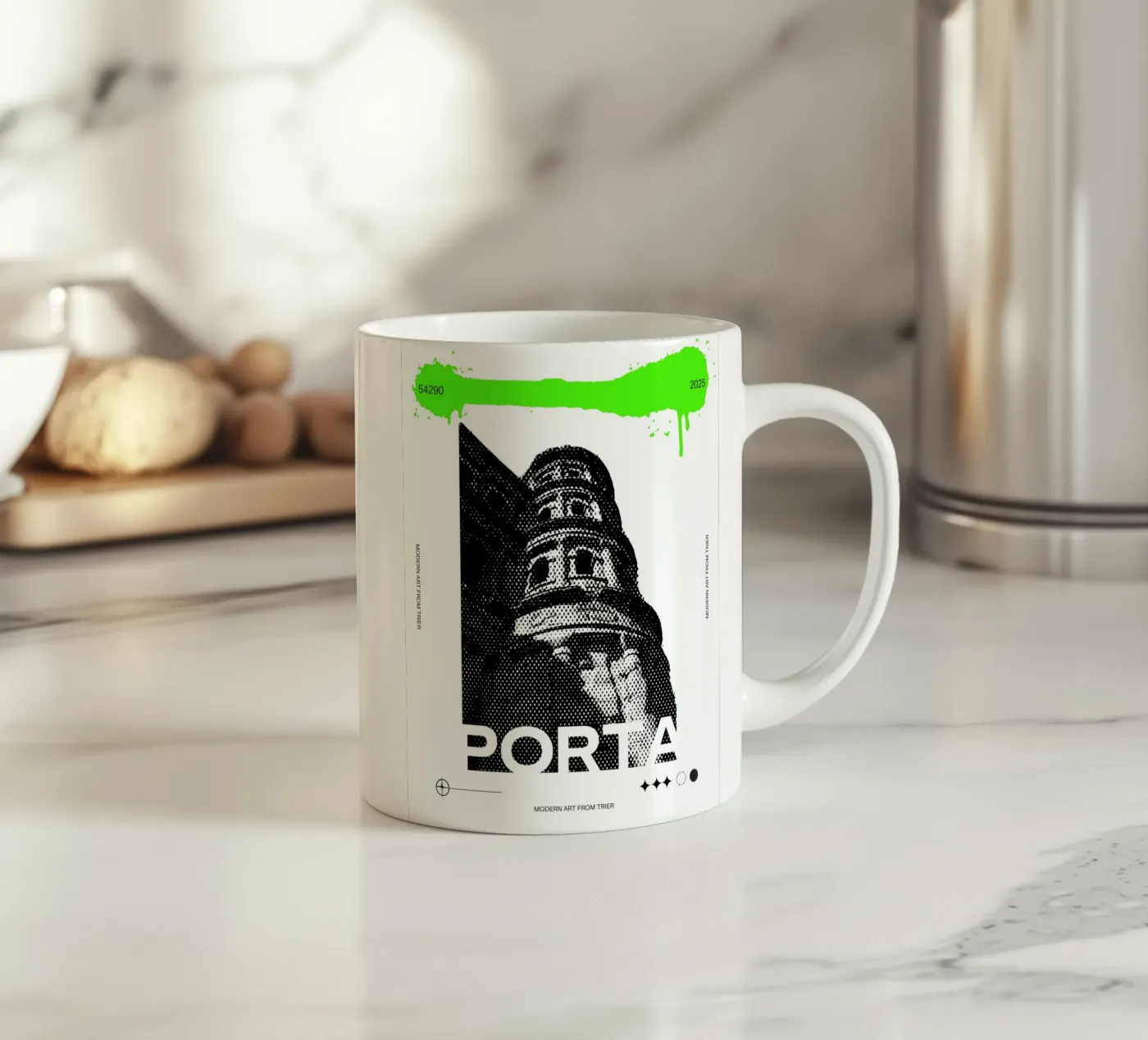 PORTA ceramic mug by SMRT STUDIO