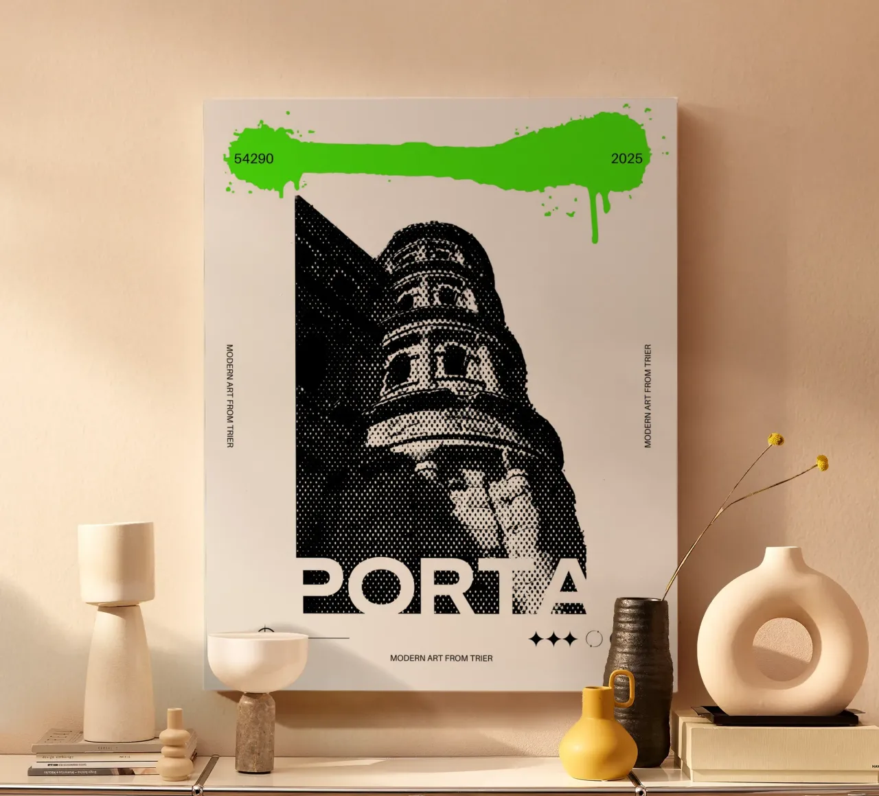 PORTA tela con Cornice a cassetta da Einfach Uebel
