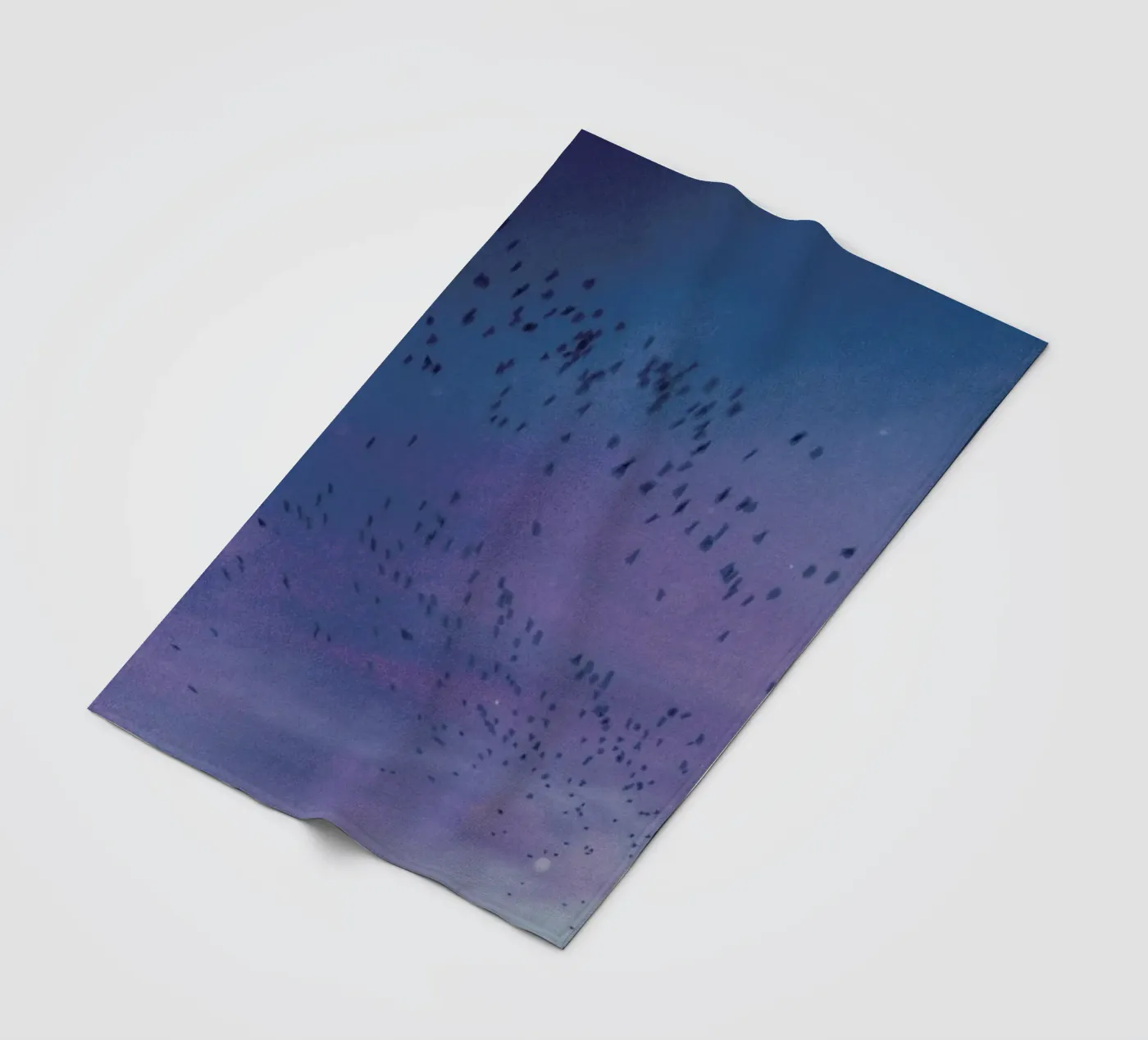 The Crows plaid polaire de Pale Grain