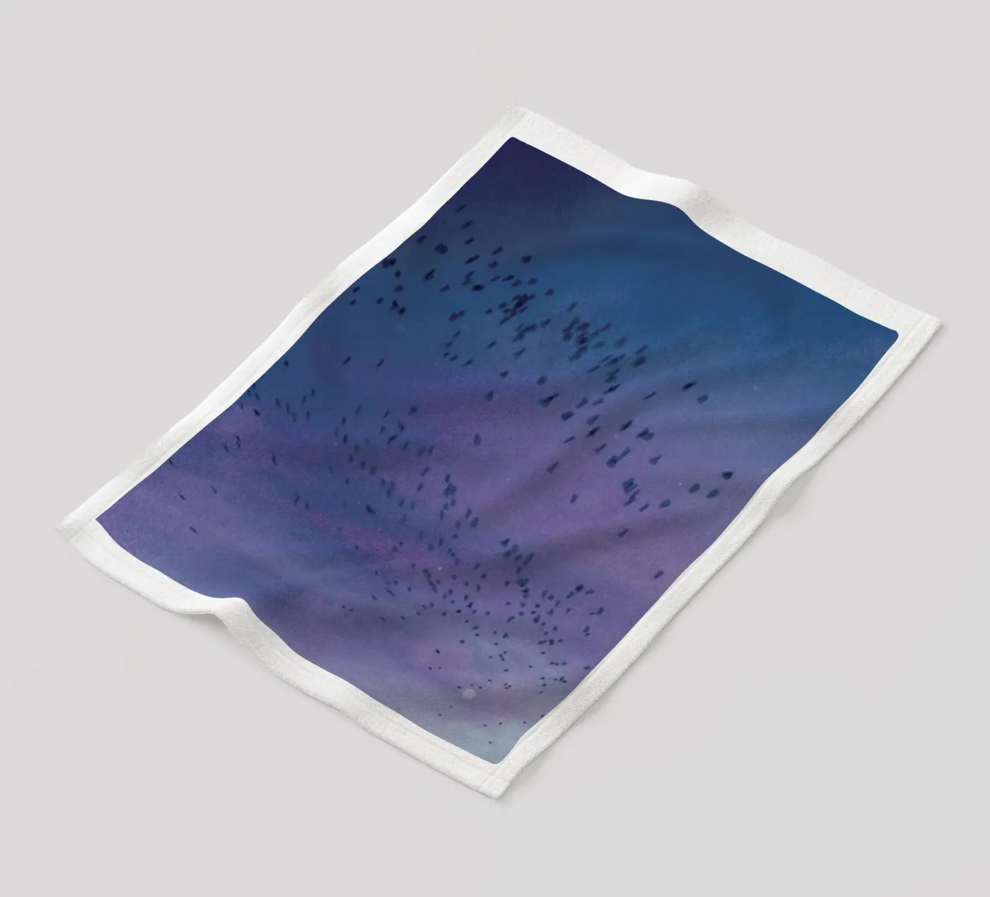 The Crows plaid polaire de Pale Grain