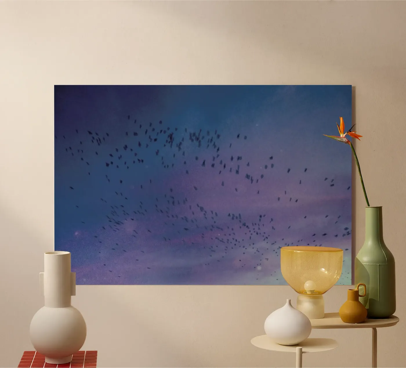 The Crows Acryl-Glas von Pale Grain