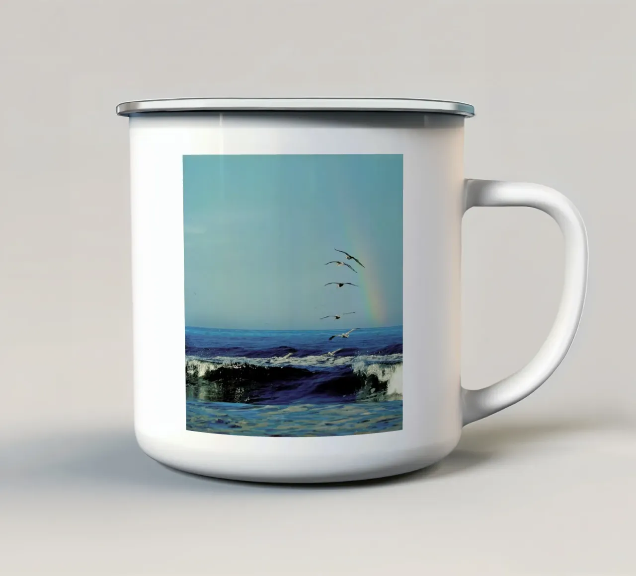 I'll Follow tazza in smalto da Robin Delean