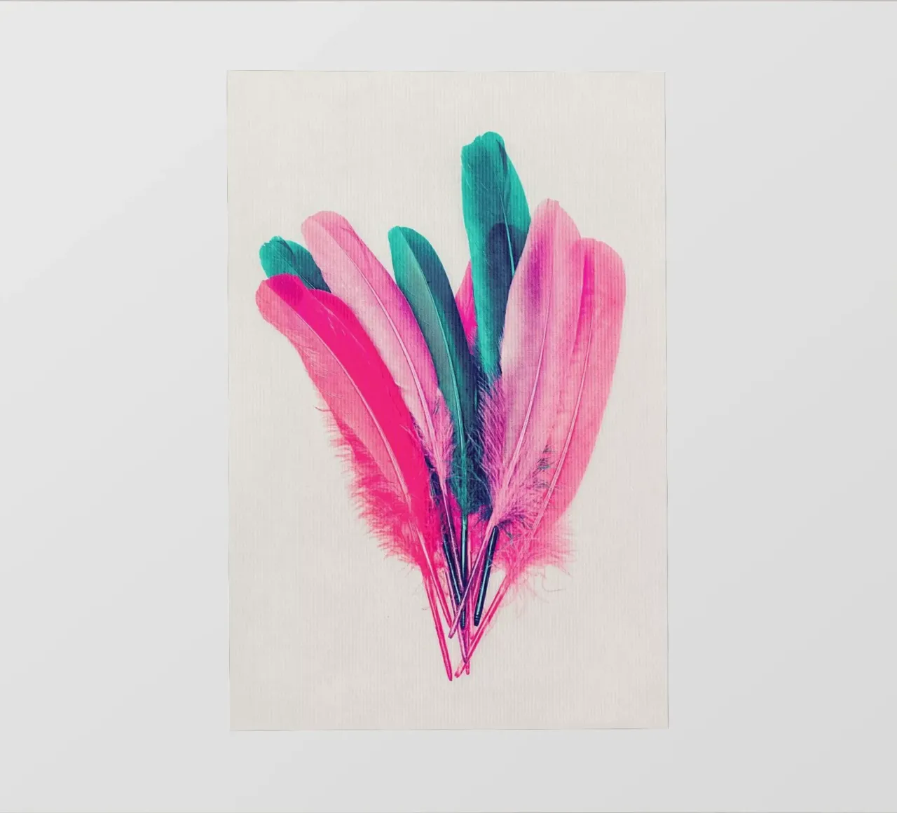 Feather Bouquet telo in pvc da Kubistika