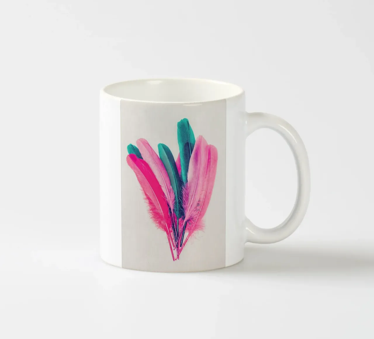 Feather Bouquet tazza in ceramica da Kubistika