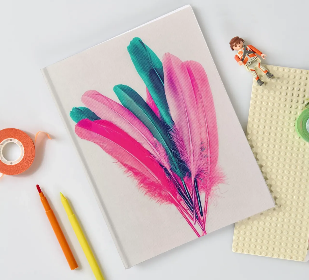 Feather Bouquet notebook by Kubistika