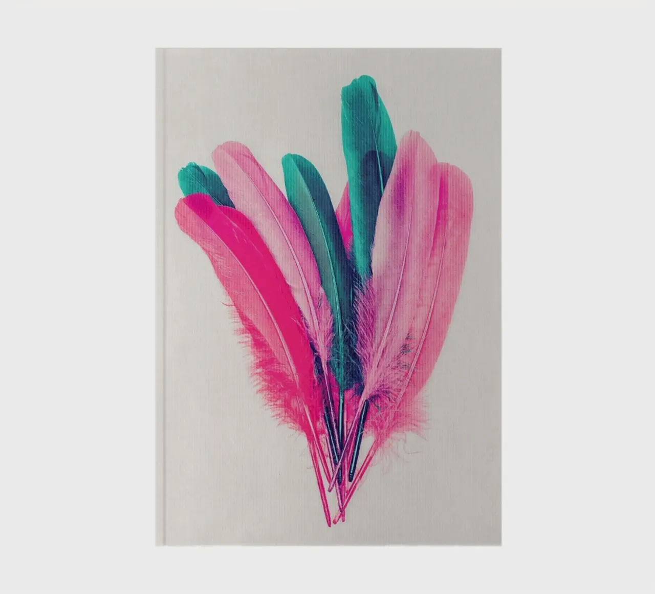 Feather Bouquet notebook by Kubistika