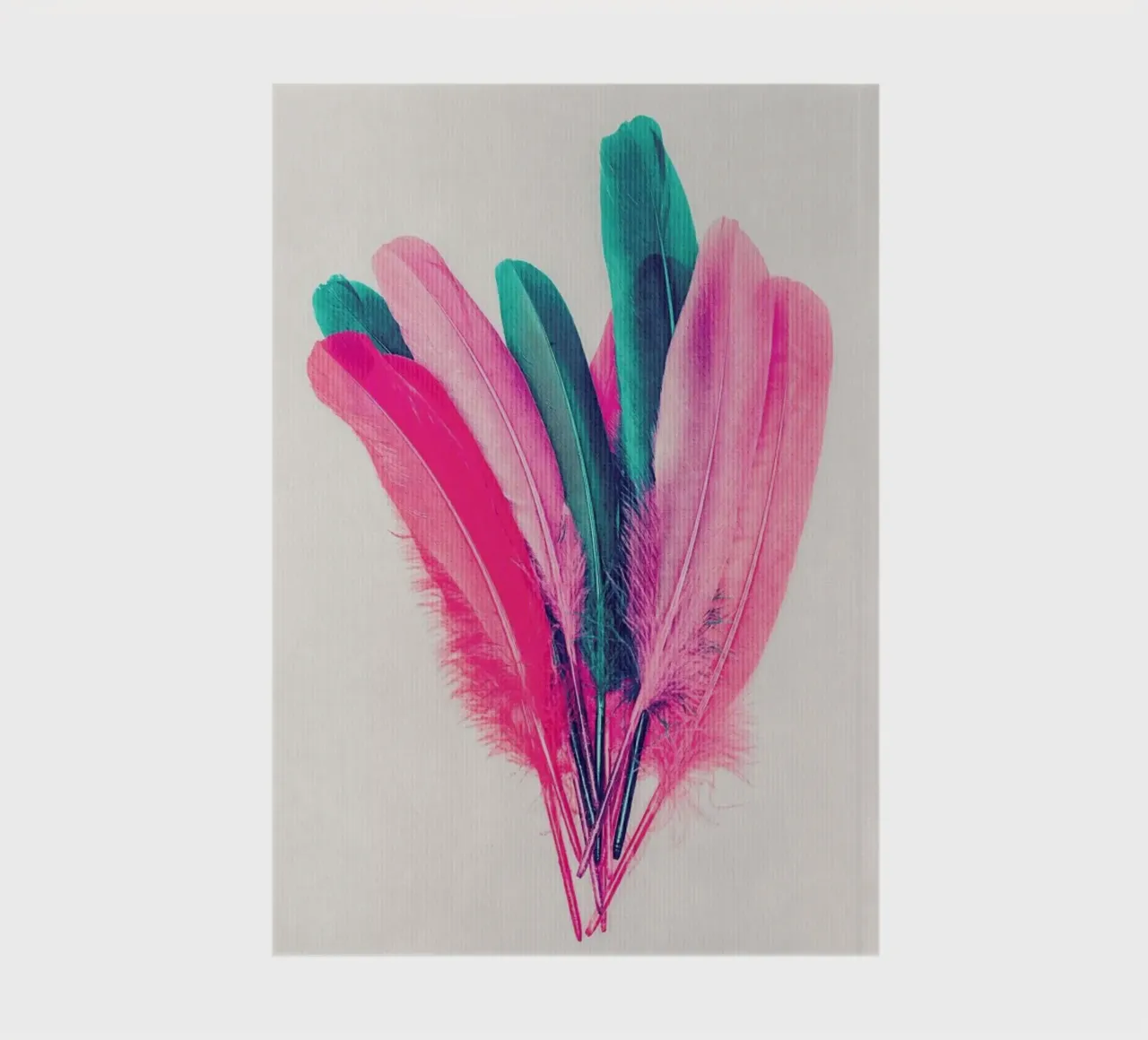 Feather Bouquet notebook by Kubistika