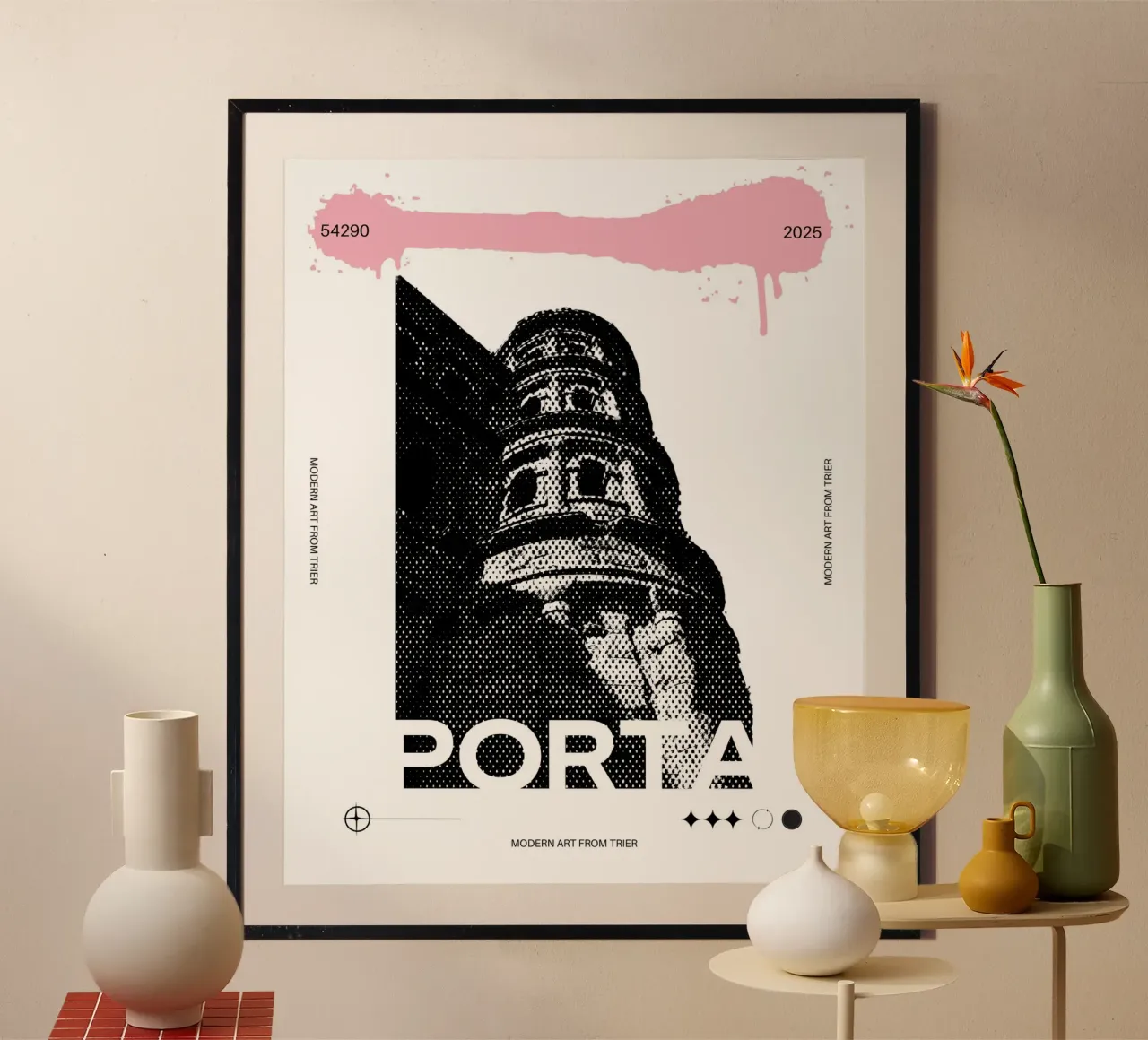PORTA poster con telaio in alluminio da Einfach Uebel
