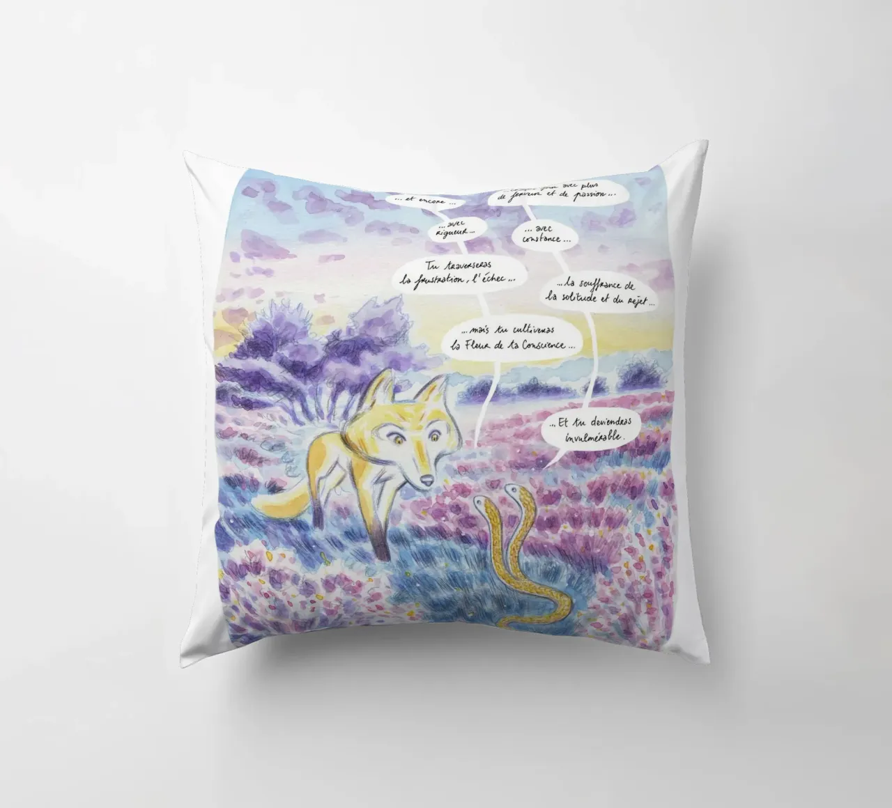 Il serpente a due teste cuscino da Humphrey VIDAL