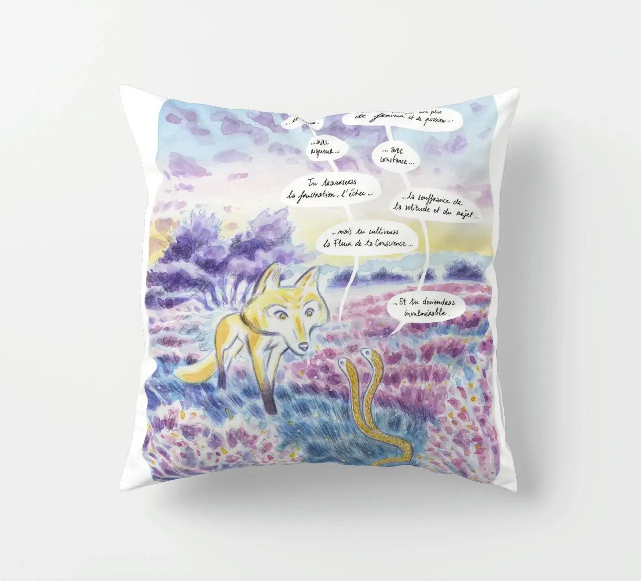 Il serpente a due teste cuscino da Humphrey VIDAL