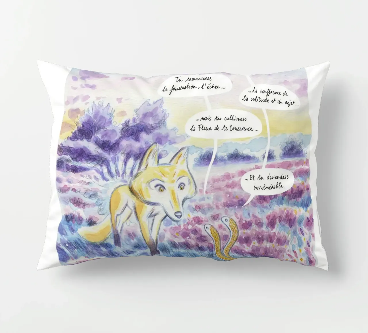 Il serpente a due teste cuscino da Humphrey VIDAL