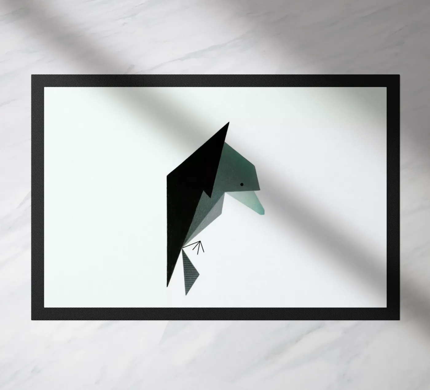 Rabe #1 doormat by Anna-Maren Zehnter