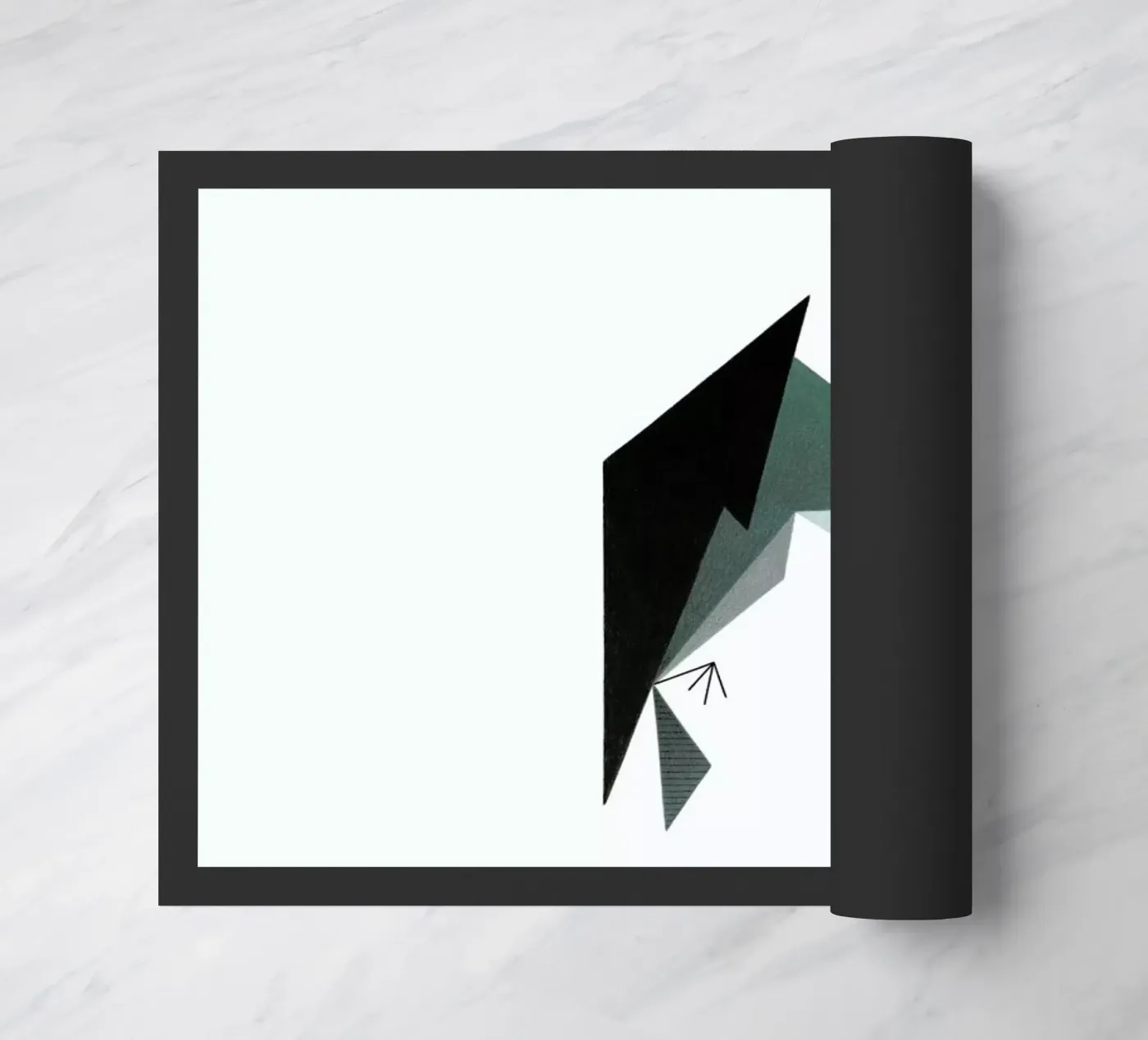 Rabe #1 doormat by Anna-Maren Zehnter