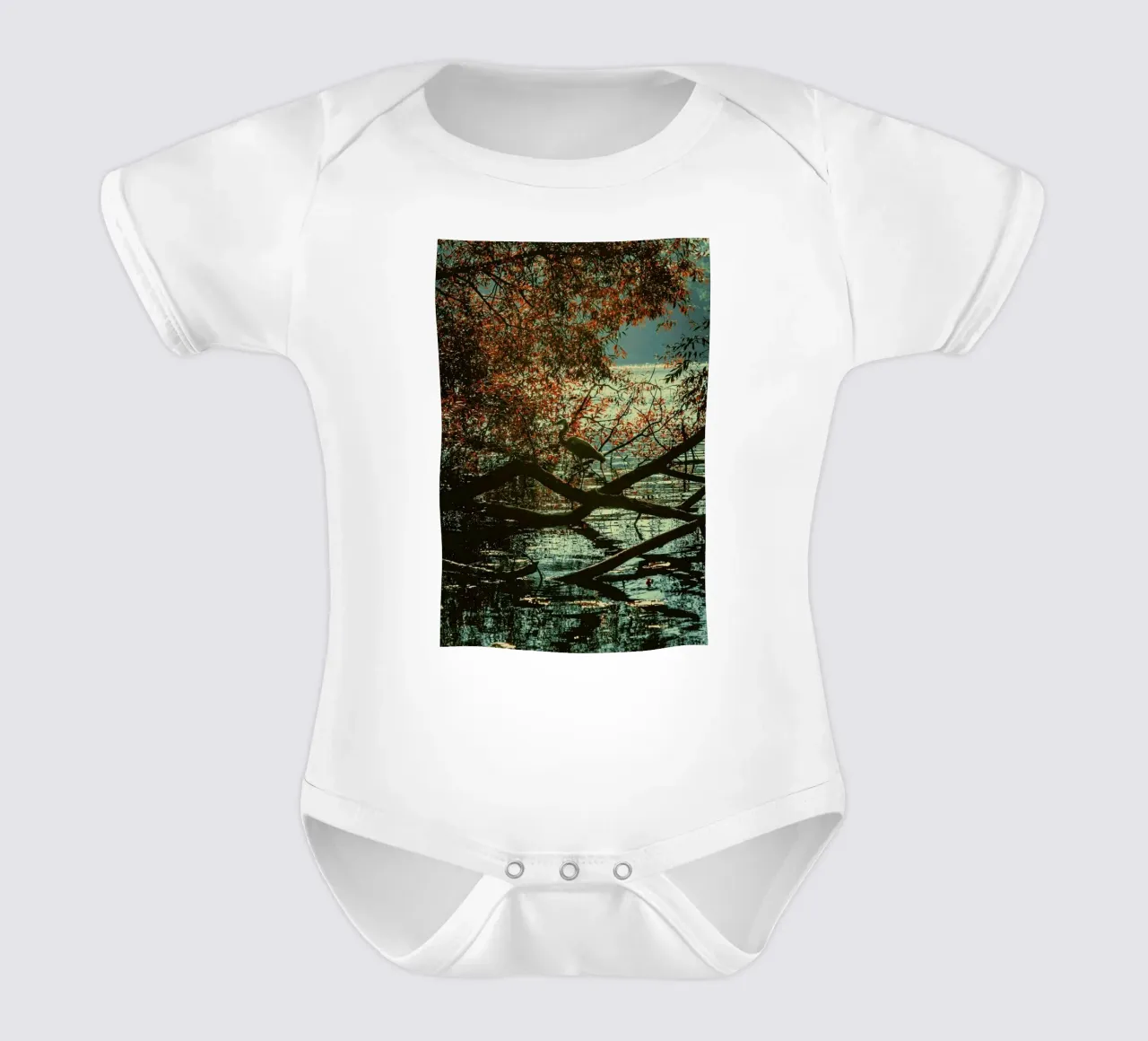 The Hunt body neonato maniche corte da Pale Grain