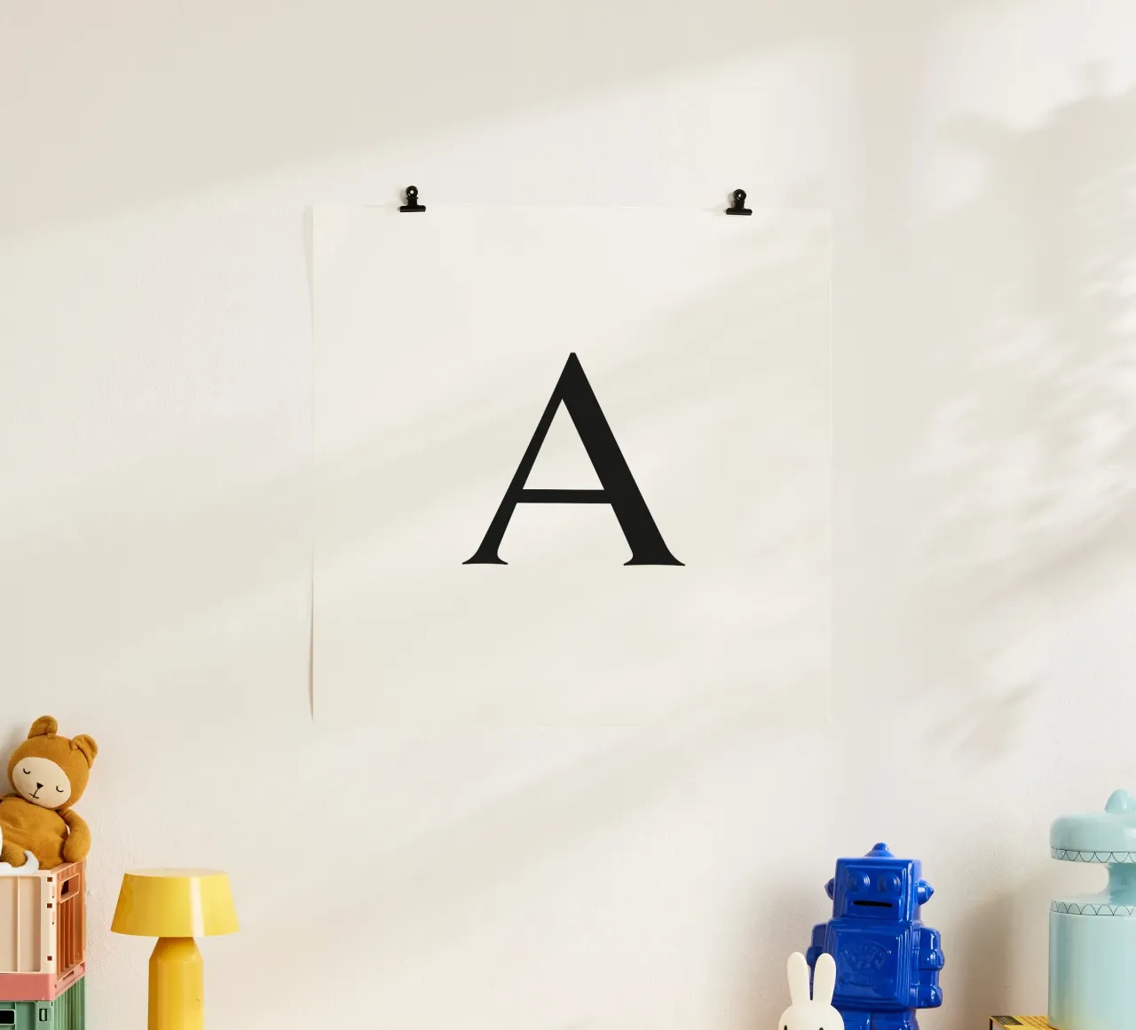 Lettera A poster da Katja Stehle Design