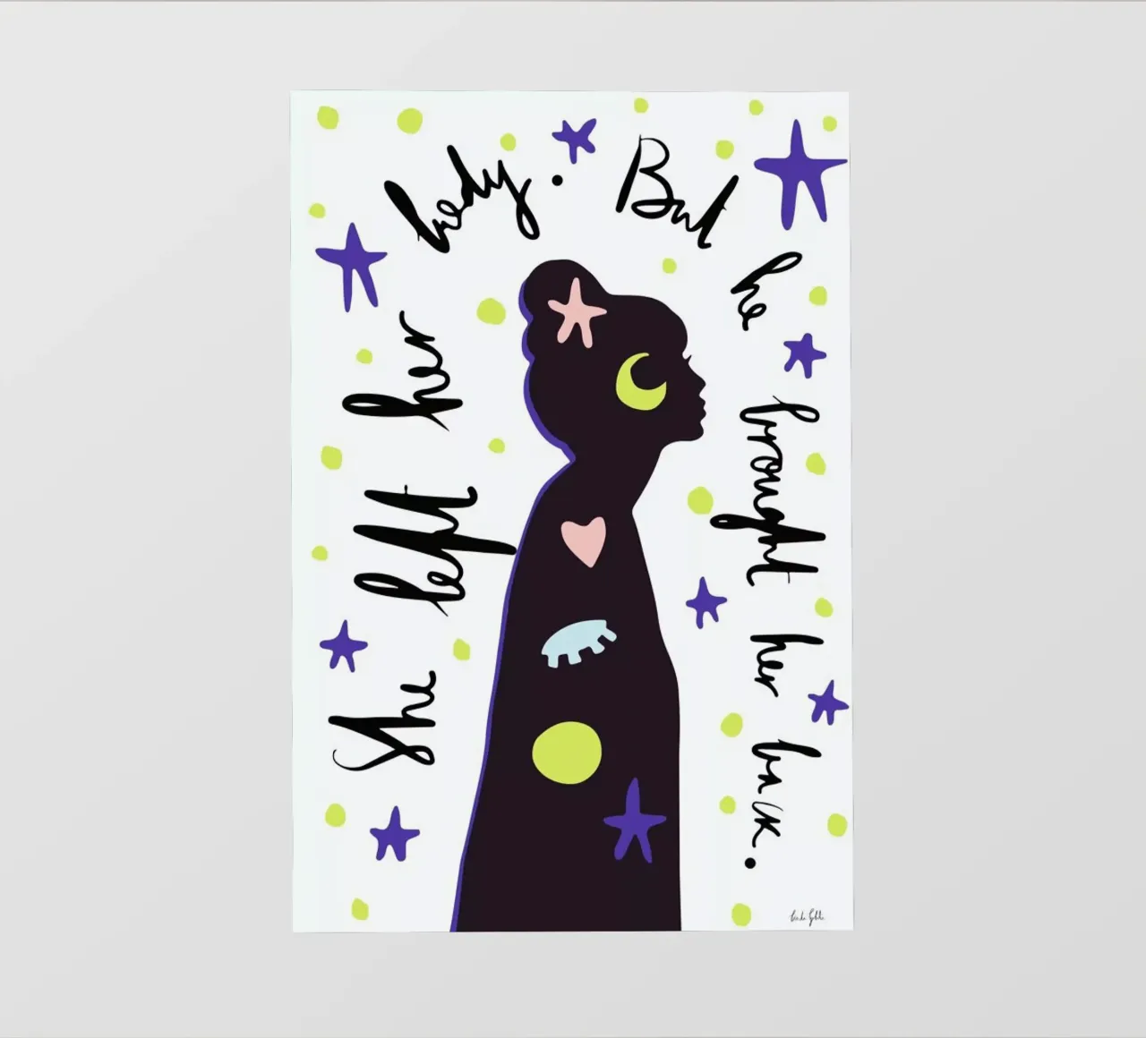 She & Him telo in pvc da Linda Gobeta