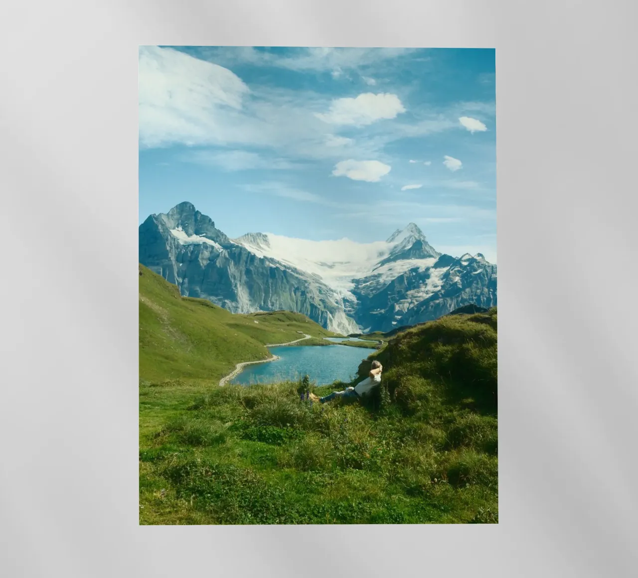 Serenity in the Swiss Alps pellicola backlit da FujiSwiss