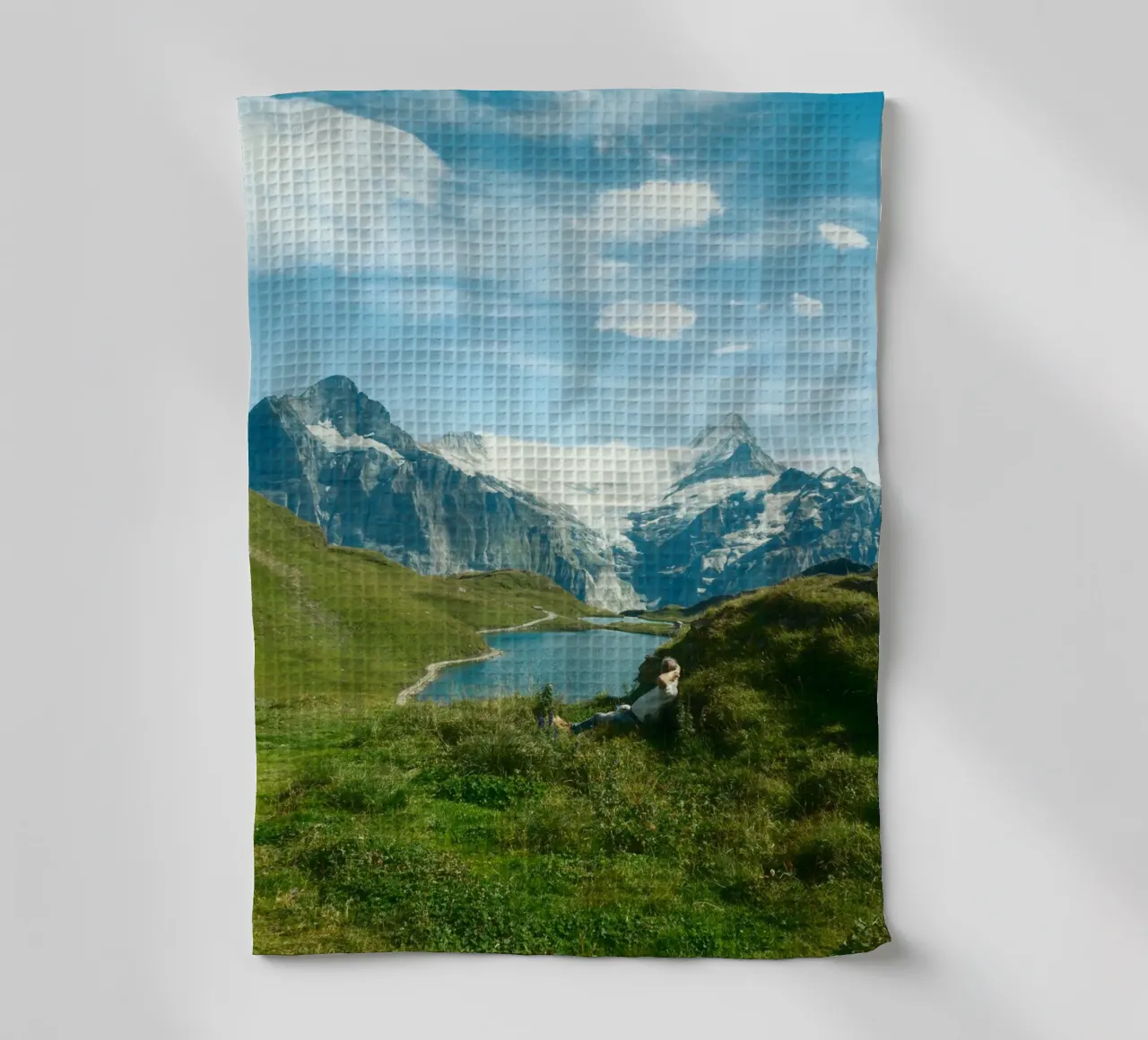 Serenity in the Swiss Alps canovaccio da cucina da FujiSwiss