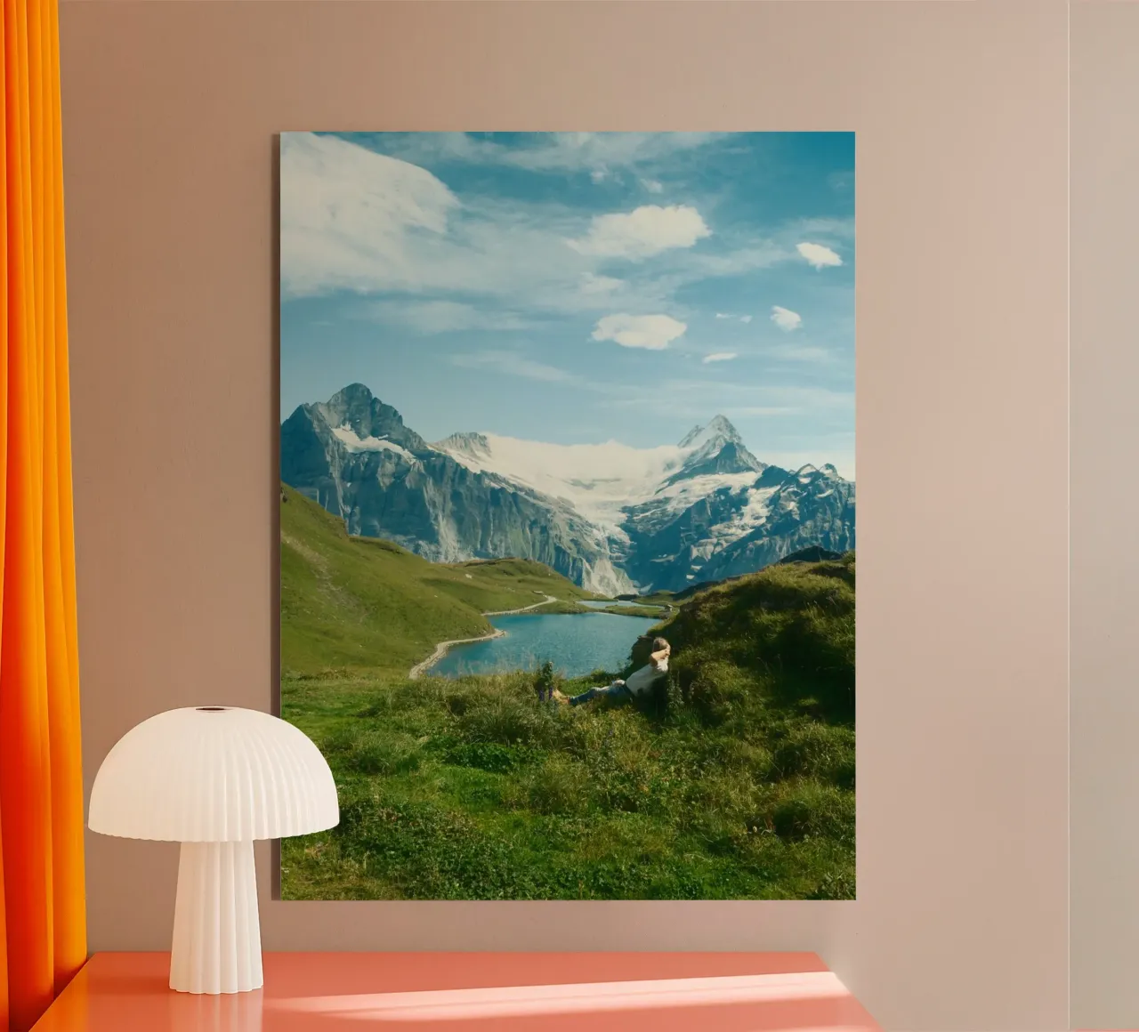 Serenity in the Swiss Alps alluminio dibond da FujiSwiss