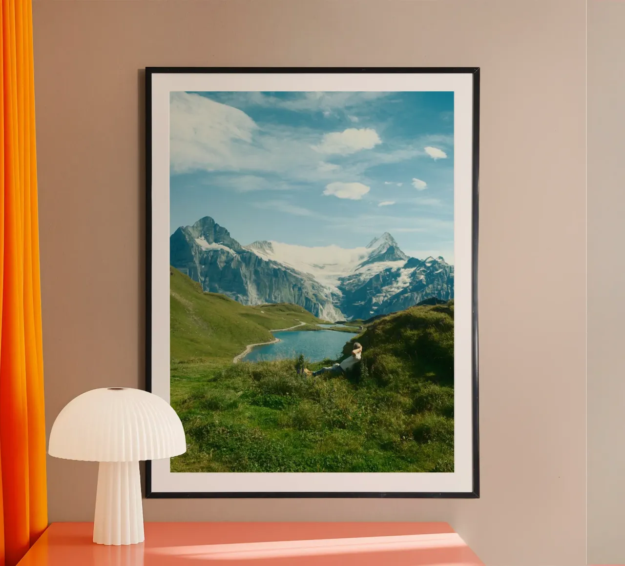 Serenity in the Swiss Alps carta hahnemühle da FujiSwiss