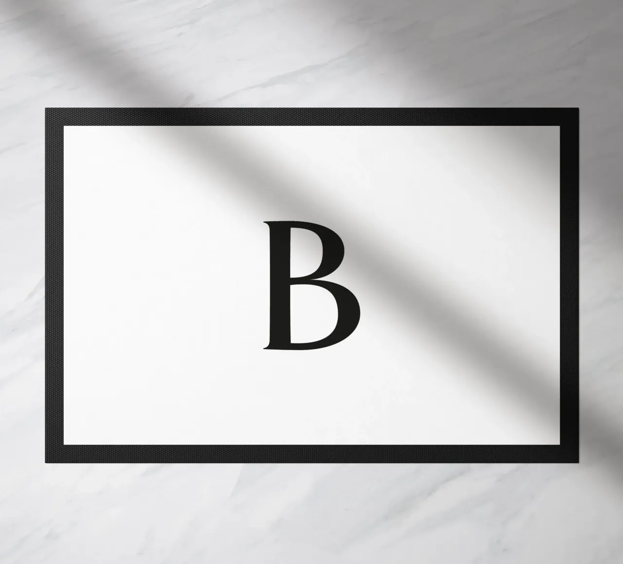 Letter B doormat by Katja Stehle Design