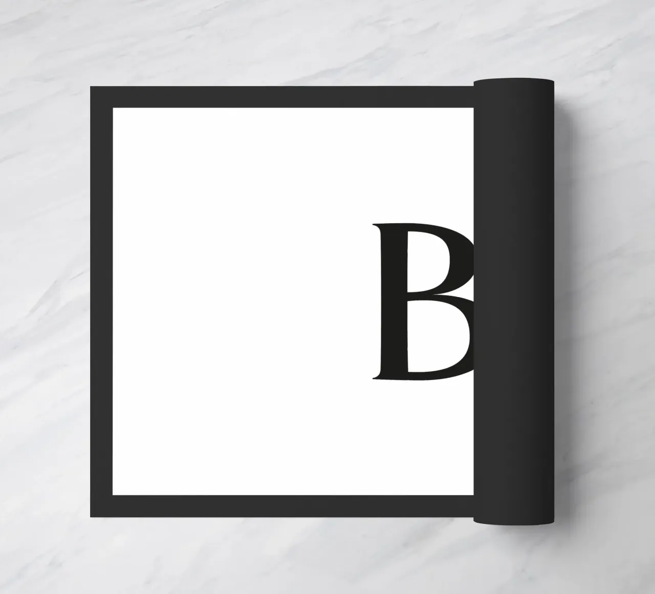 Letter B doormat by Katja Stehle Design