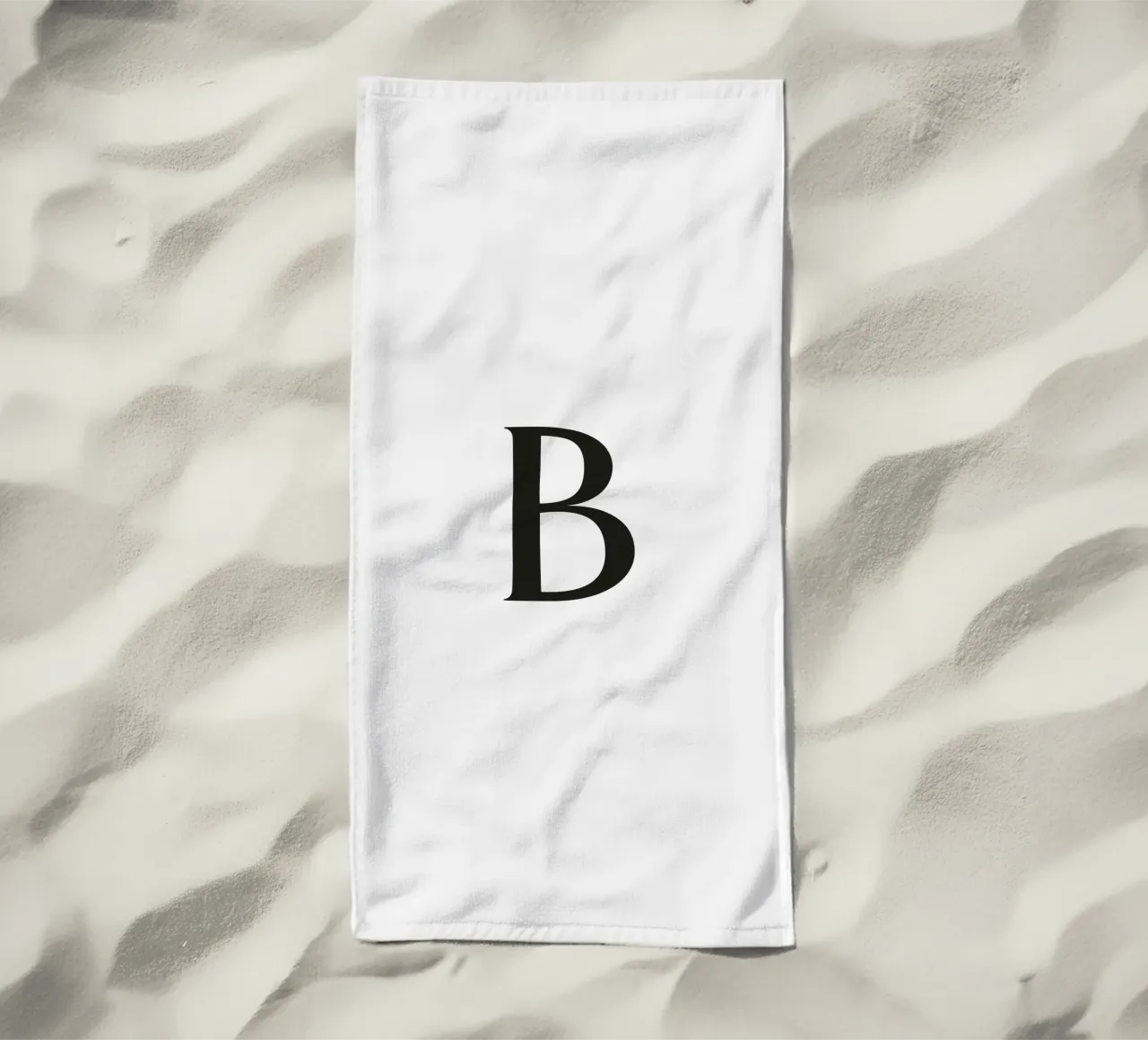 Lettera B telo mare da Katja Stehle Design