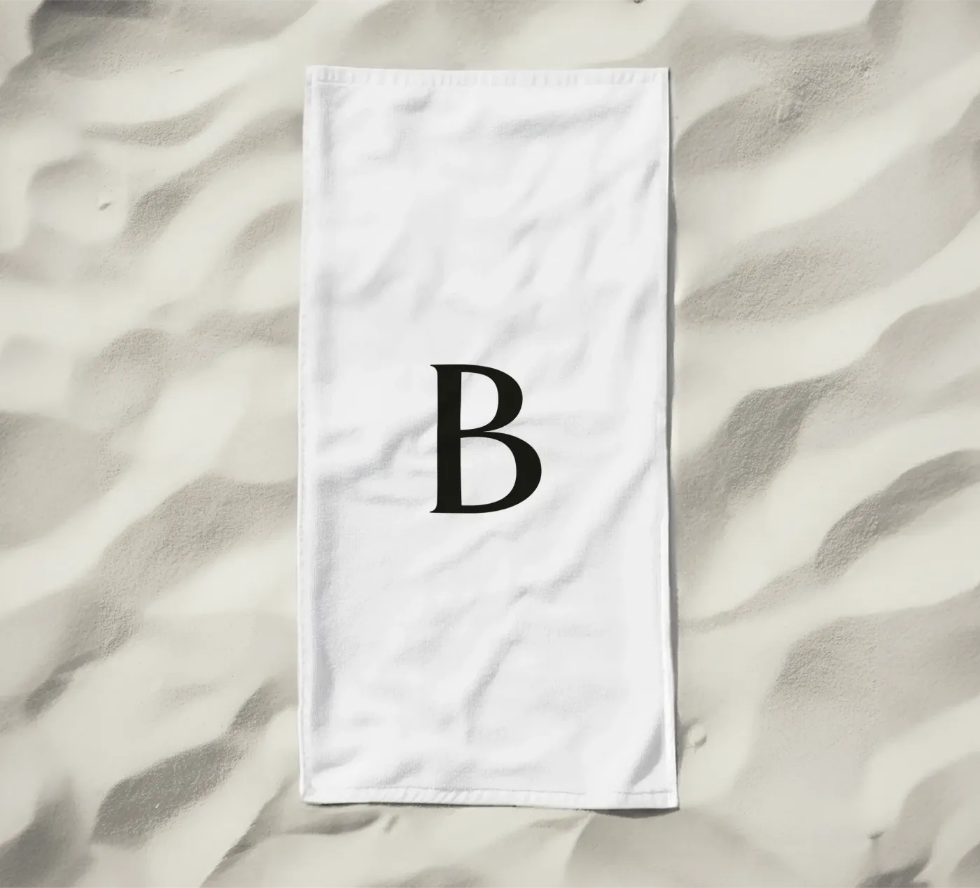 Lettera B telo mare da Katja Stehle Design