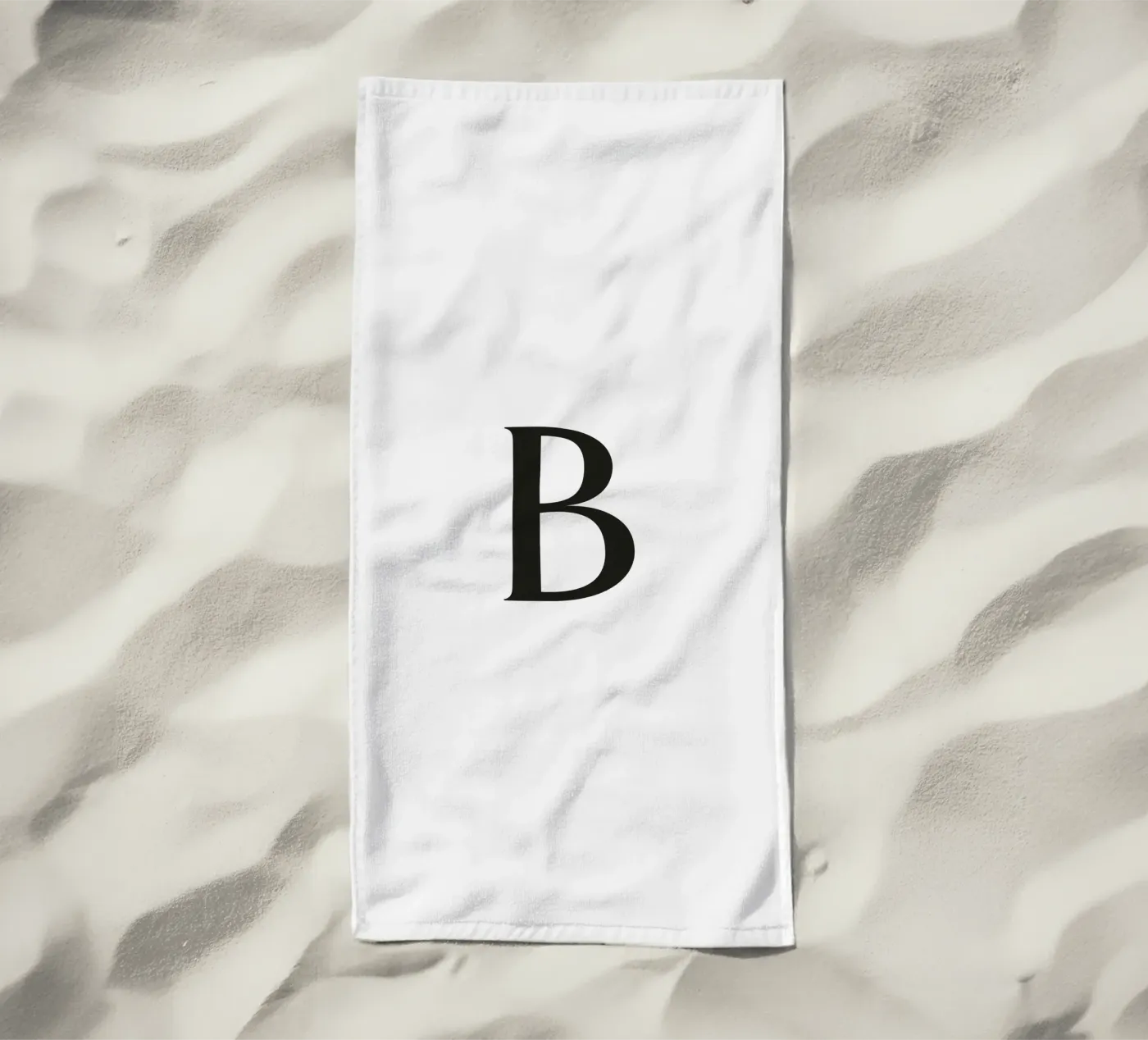 Lettera B telo mare da Katja Stehle Design