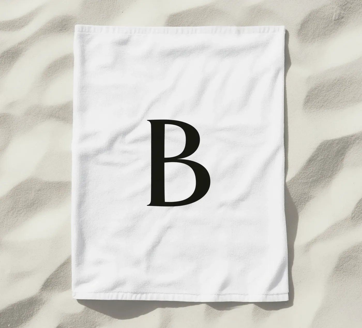 Lettera B telo mare da Katja Stehle Design