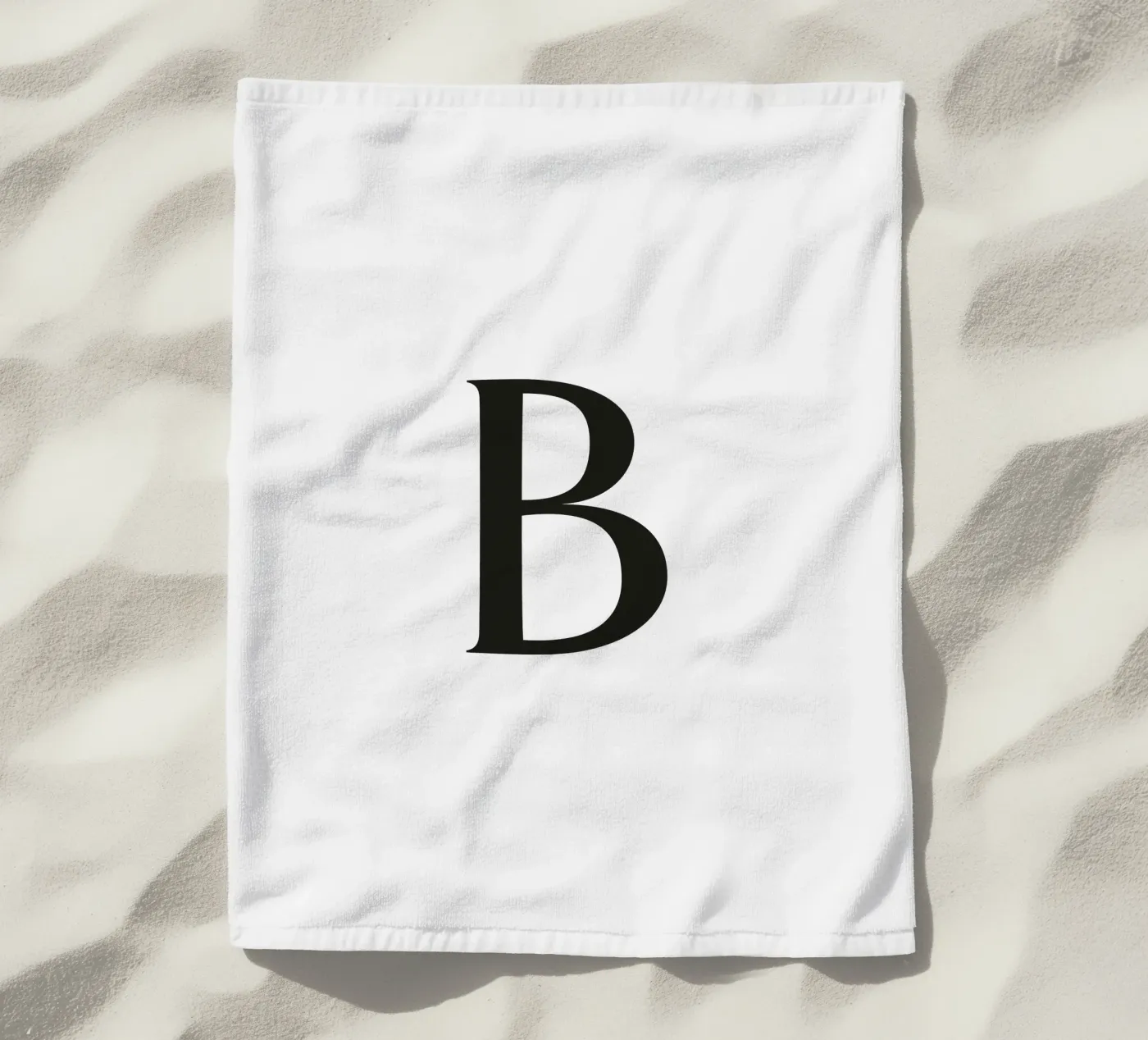 Lettera B telo mare da Katja Stehle Design