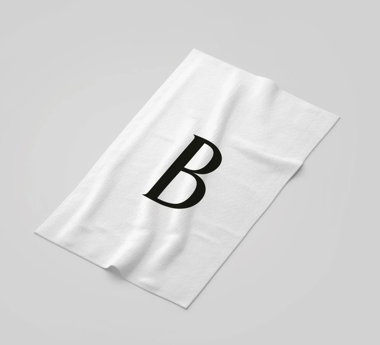 Lettera B telo mare da Katja Stehle Design