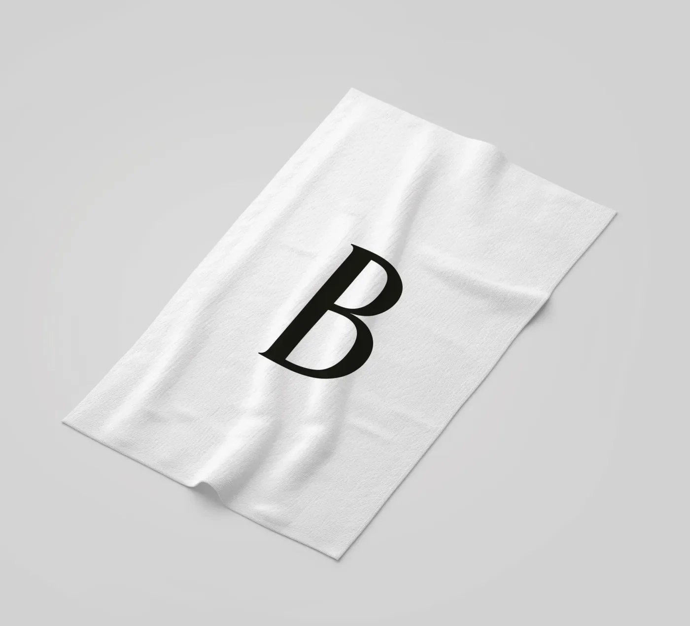 Lettera B telo mare da Katja Stehle Design