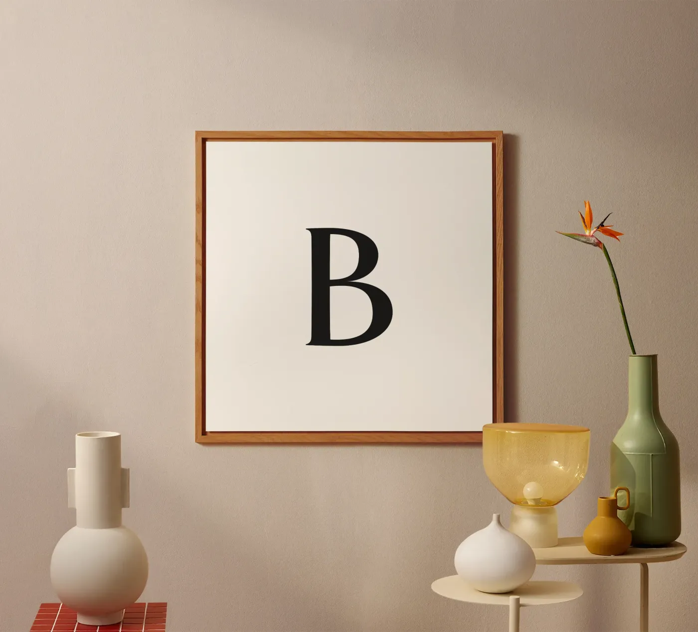 Lettera B pannello forex da Katja Stehle Design