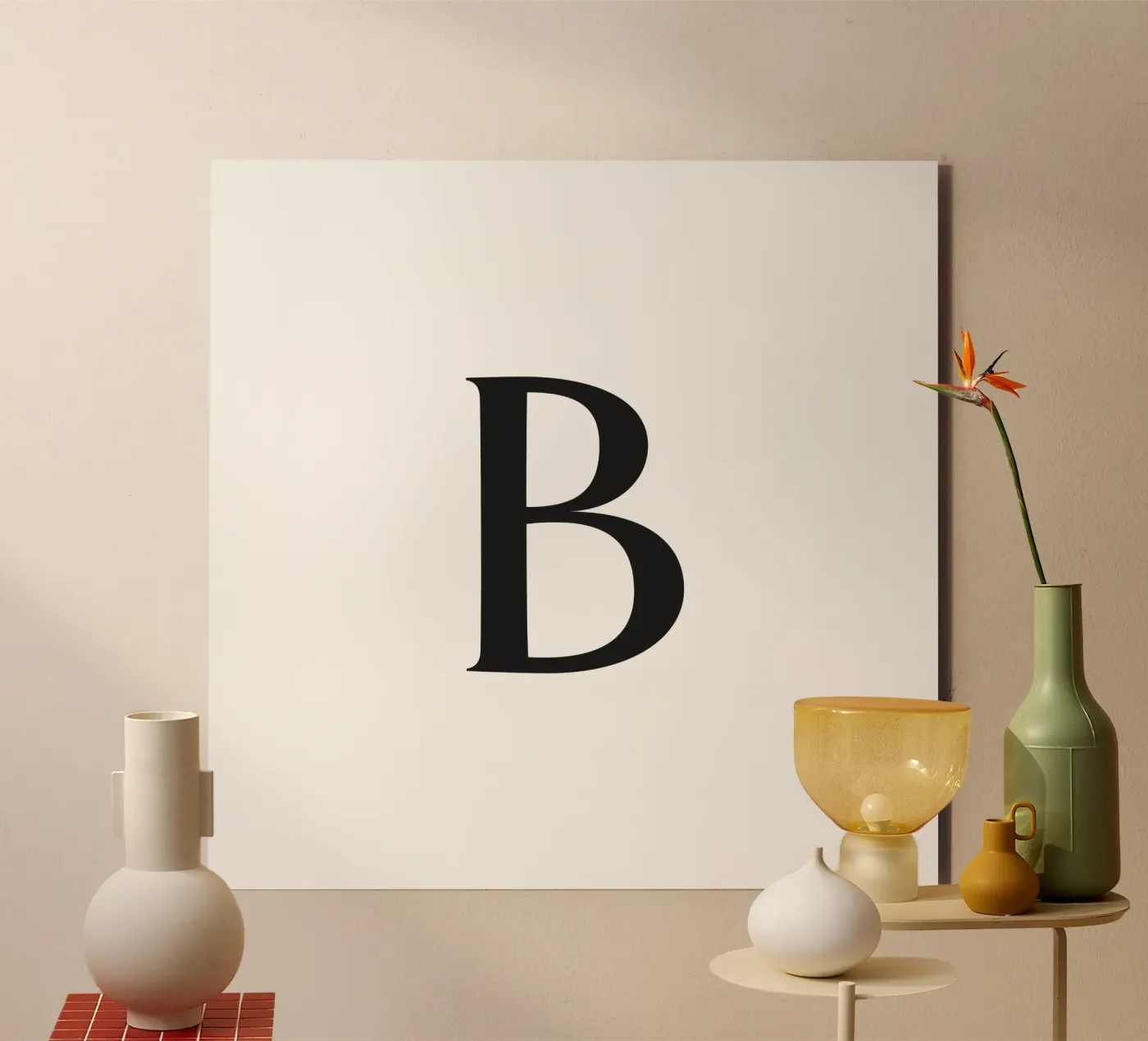 Lettera B pannello forex da Katja Stehle Design