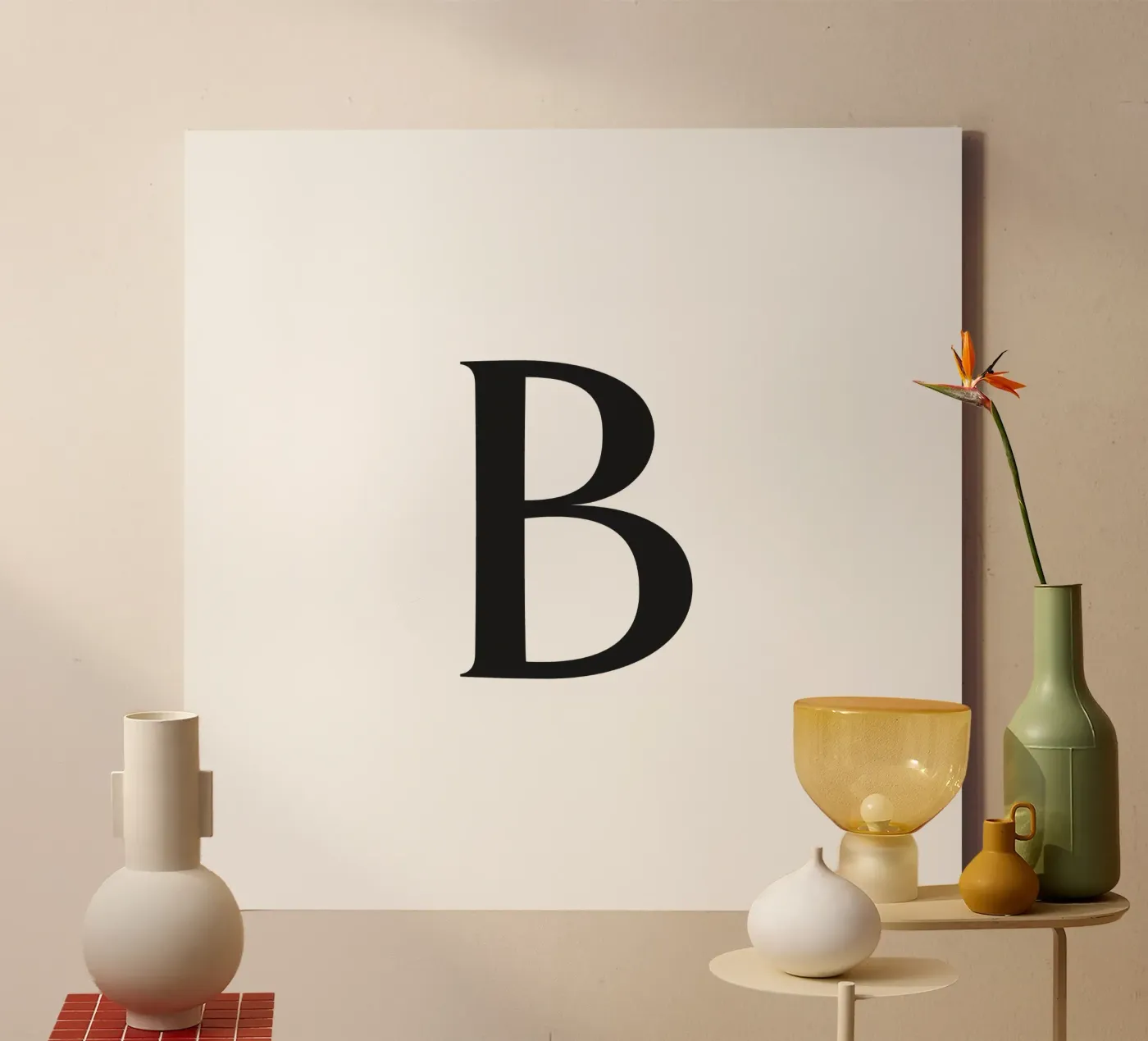 Lettera B tela da Katja Stehle Design