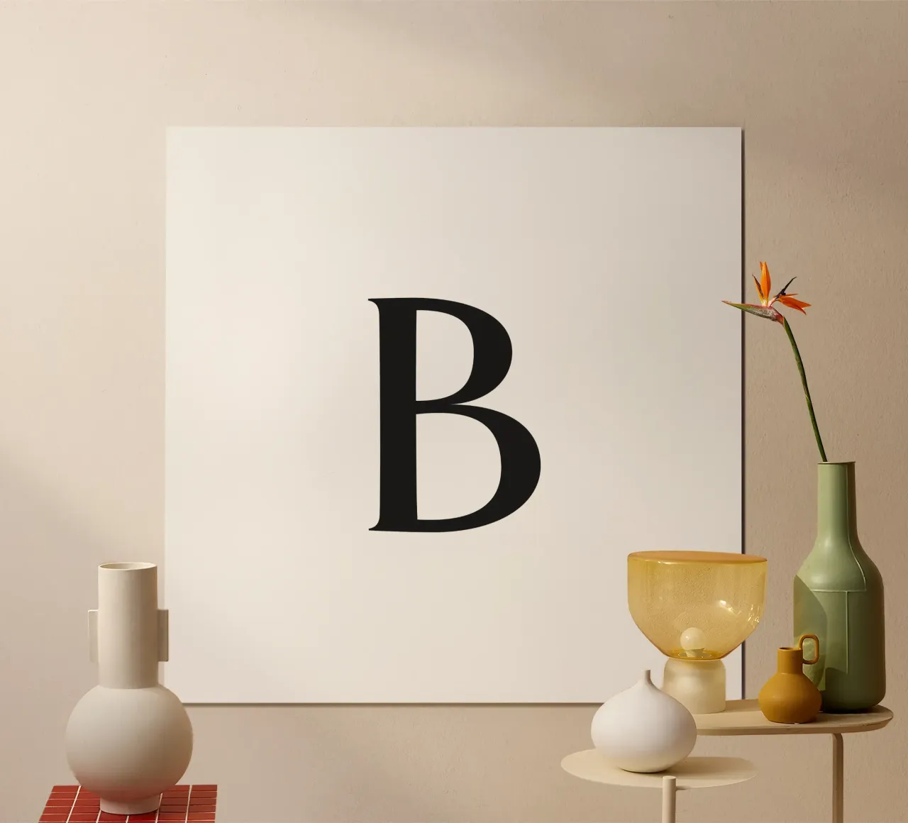 Letter B poster da Katja Stehle Design