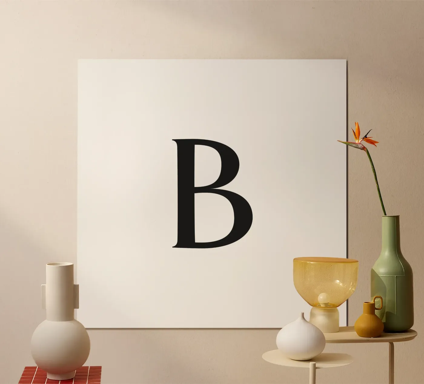 Lettera B poster da Katja Stehle Design