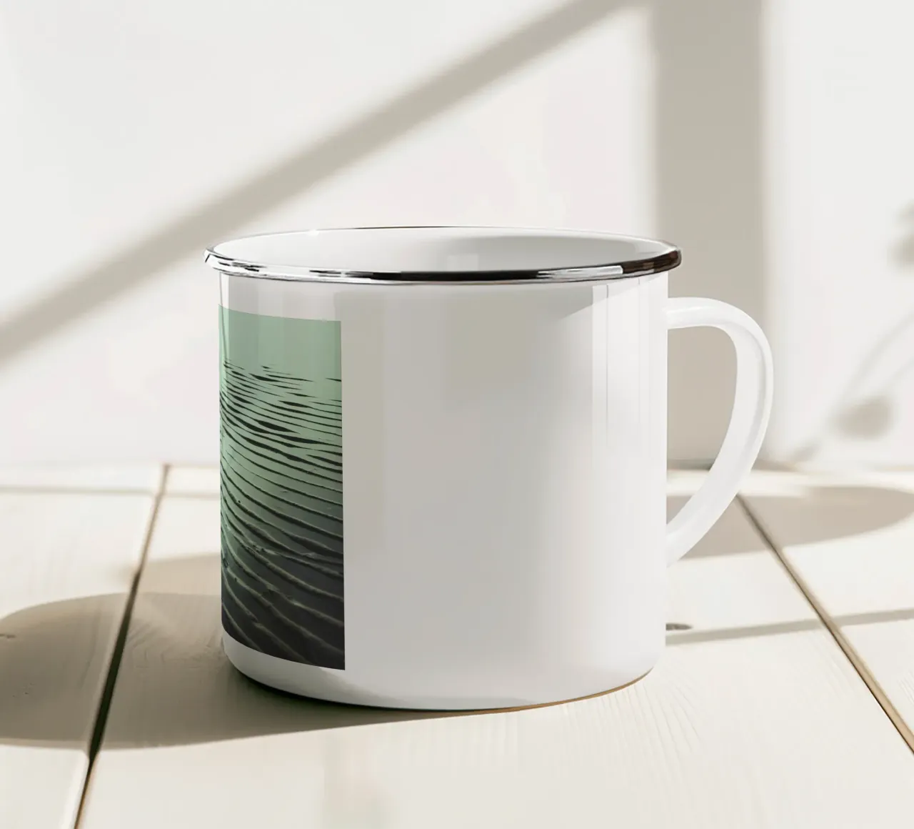 The Sand Waves tazza in smalto da Pale Grain