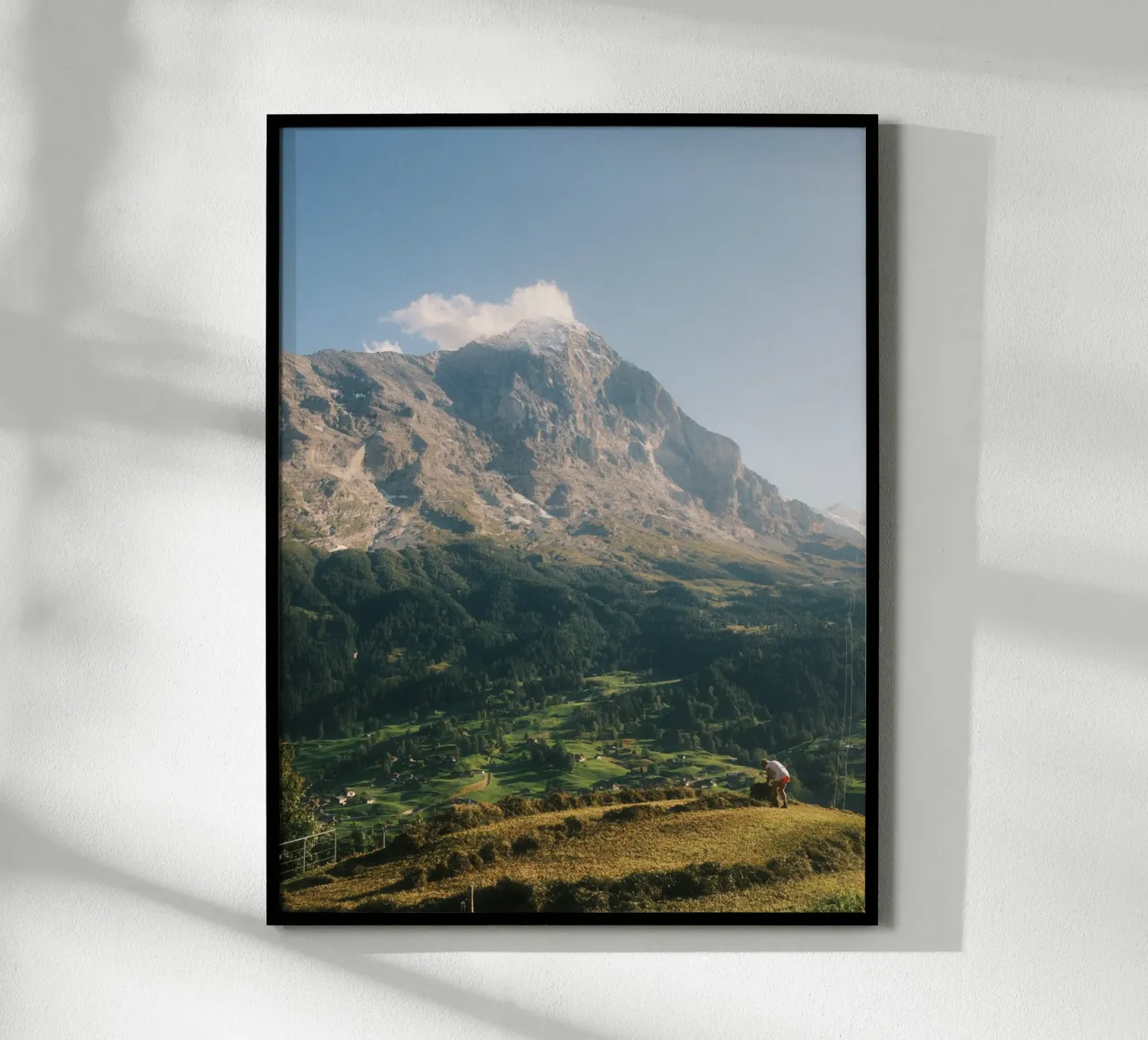 Harvest Under the Eiger poster da FujiSwiss