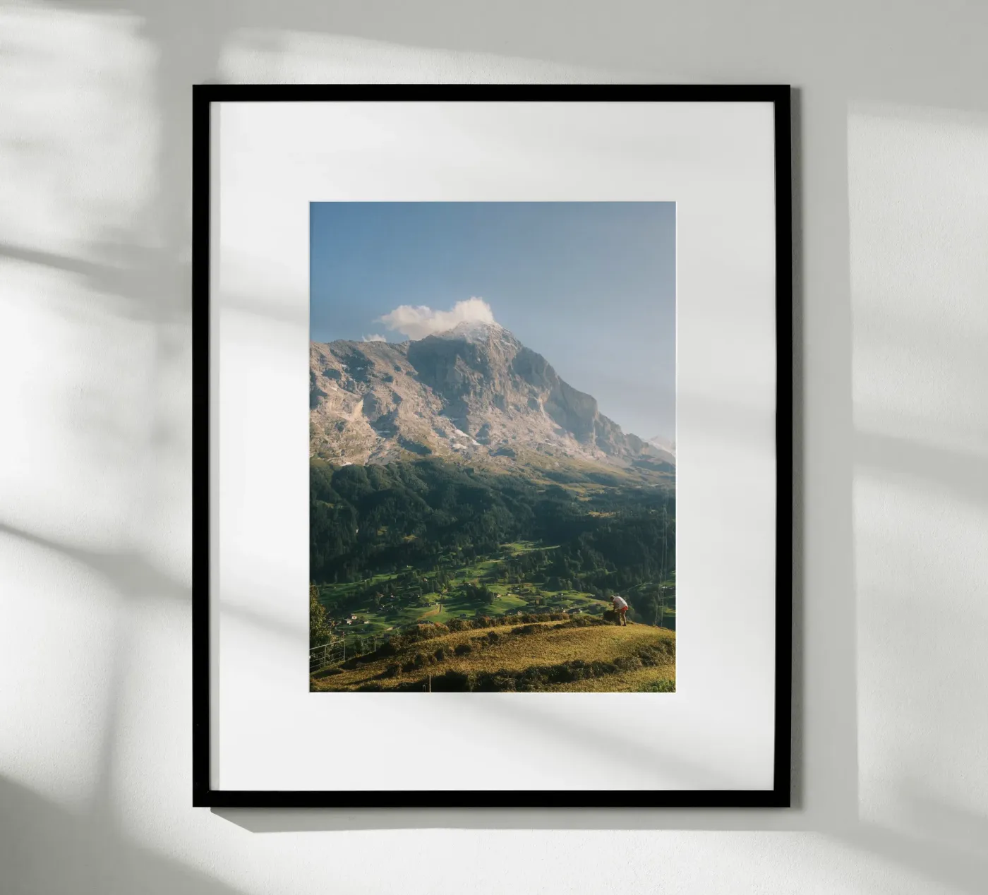 Harvest Under the Eiger poster da FujiSwiss
