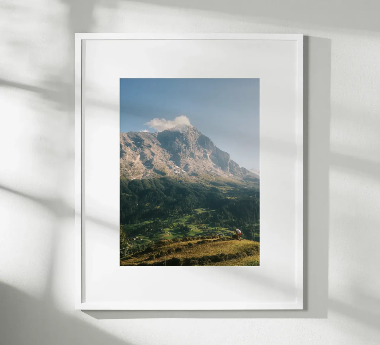 Harvest Under the Eiger Poster von FujiSwiss