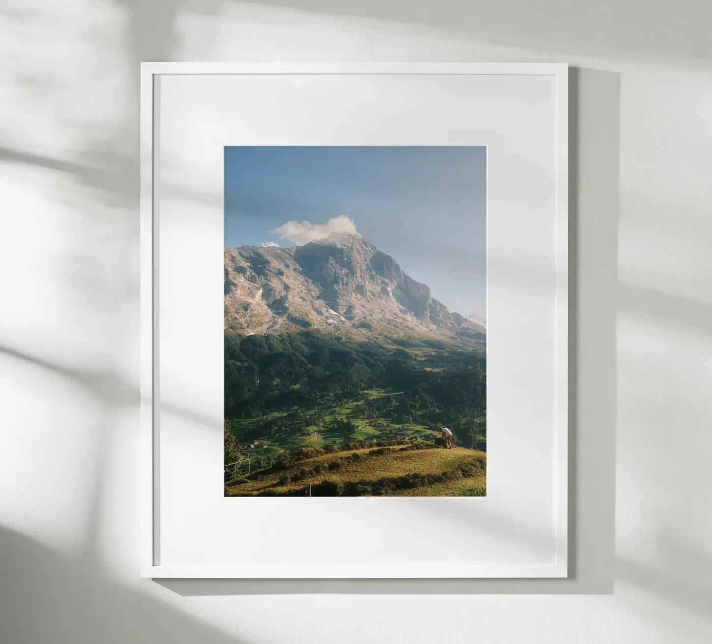 Harvest Under the Eiger poster da FujiSwiss