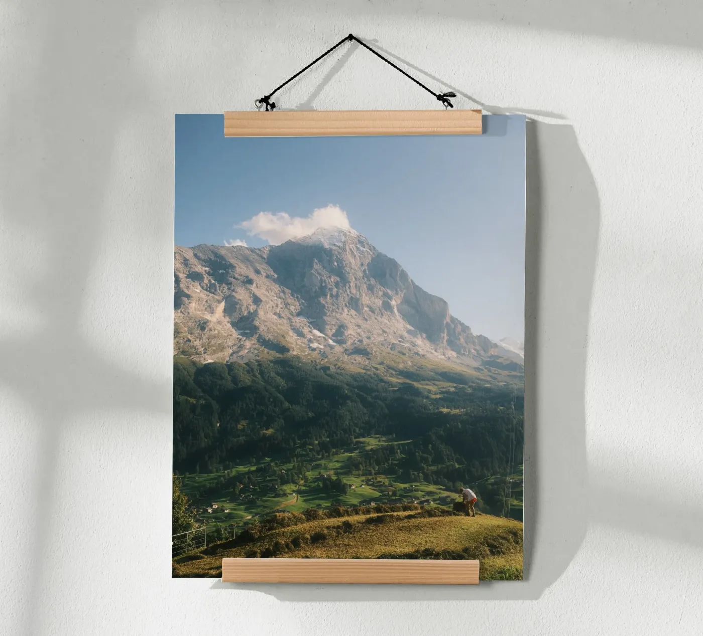 Harvest Under the Eiger poster da FujiSwiss